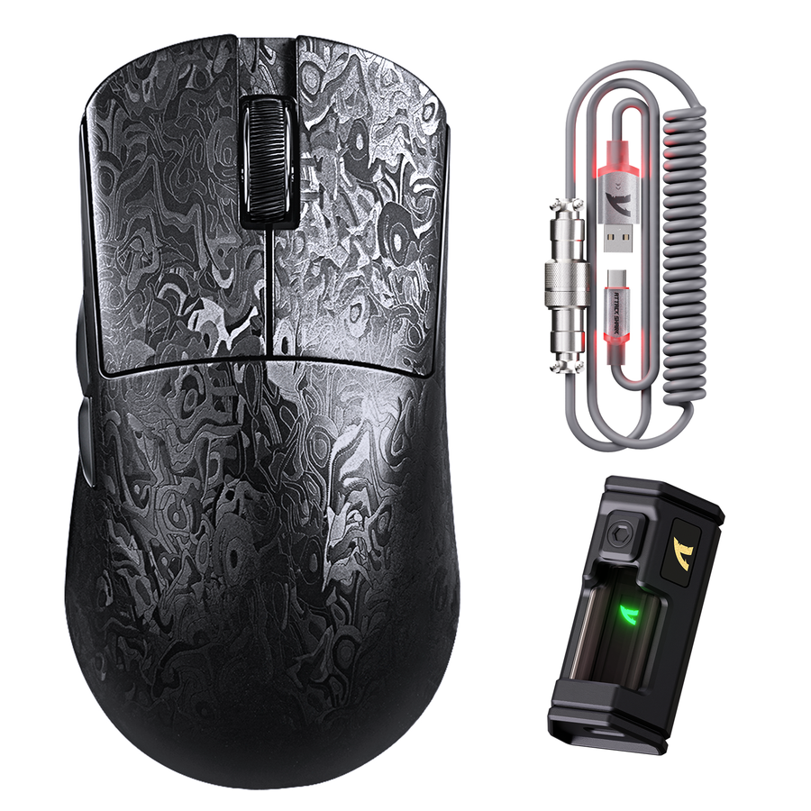 Use as the broad hero image for an article about checking a new wireless gaming mouse before deciding whether to keep or return it.