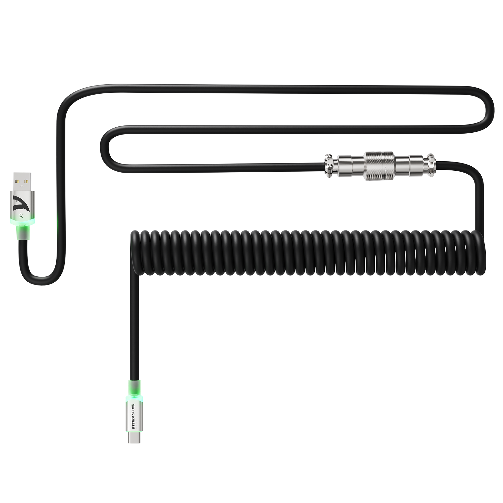 Cable de aviador ultra personalizado ATTACK SHARK C01 para teclado magnético de 8 kHz
