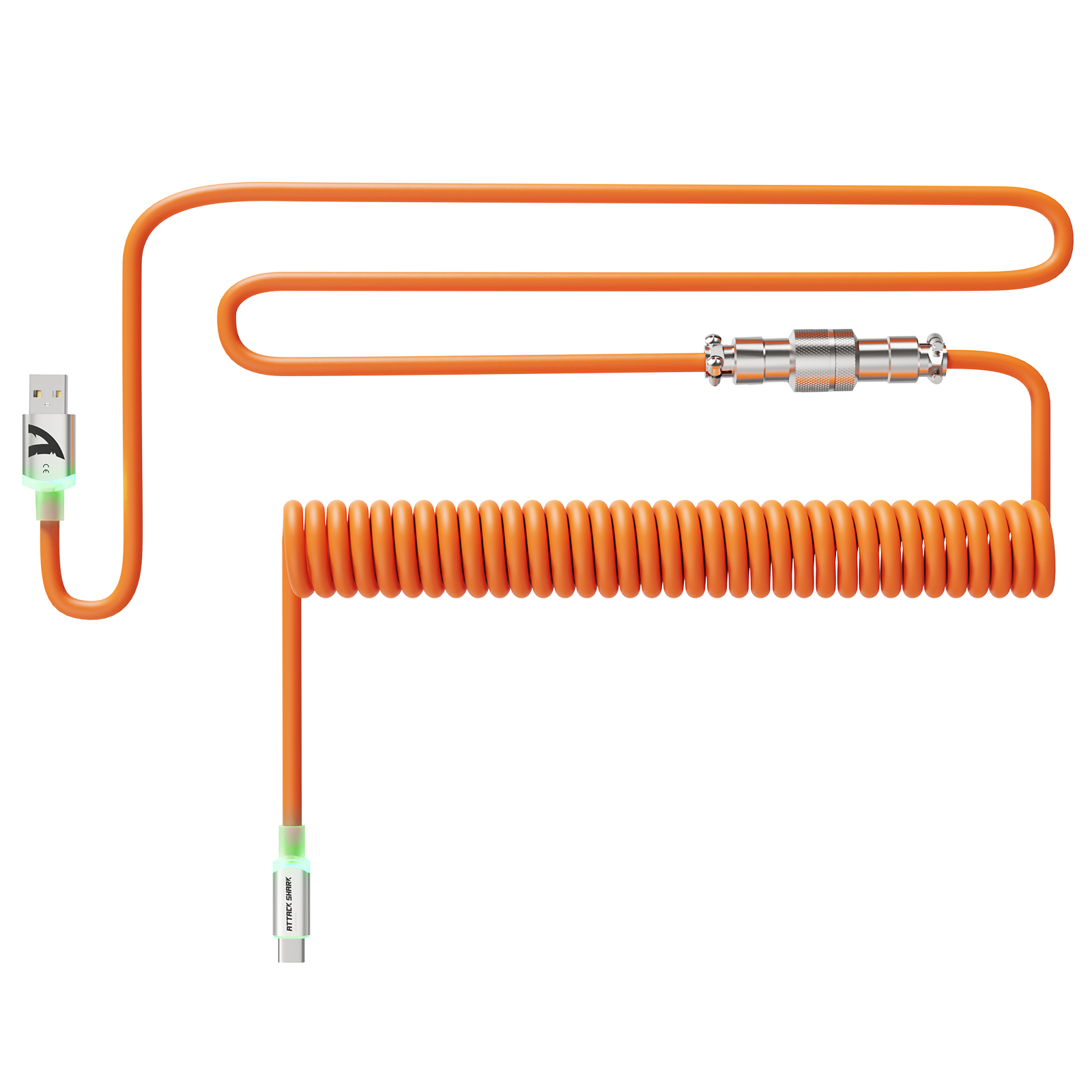 Cable de aviador ultra personalizado ATTACK SHARK C01 para teclado magnético de 8 kHz