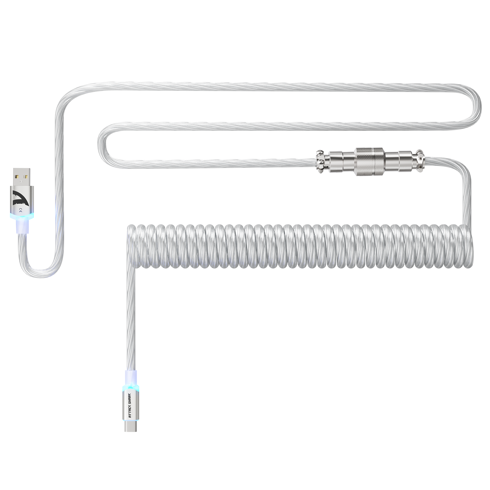 Cable de aviador ultra personalizado ATTACK SHARK C01 para teclado magnético de 8 kHz