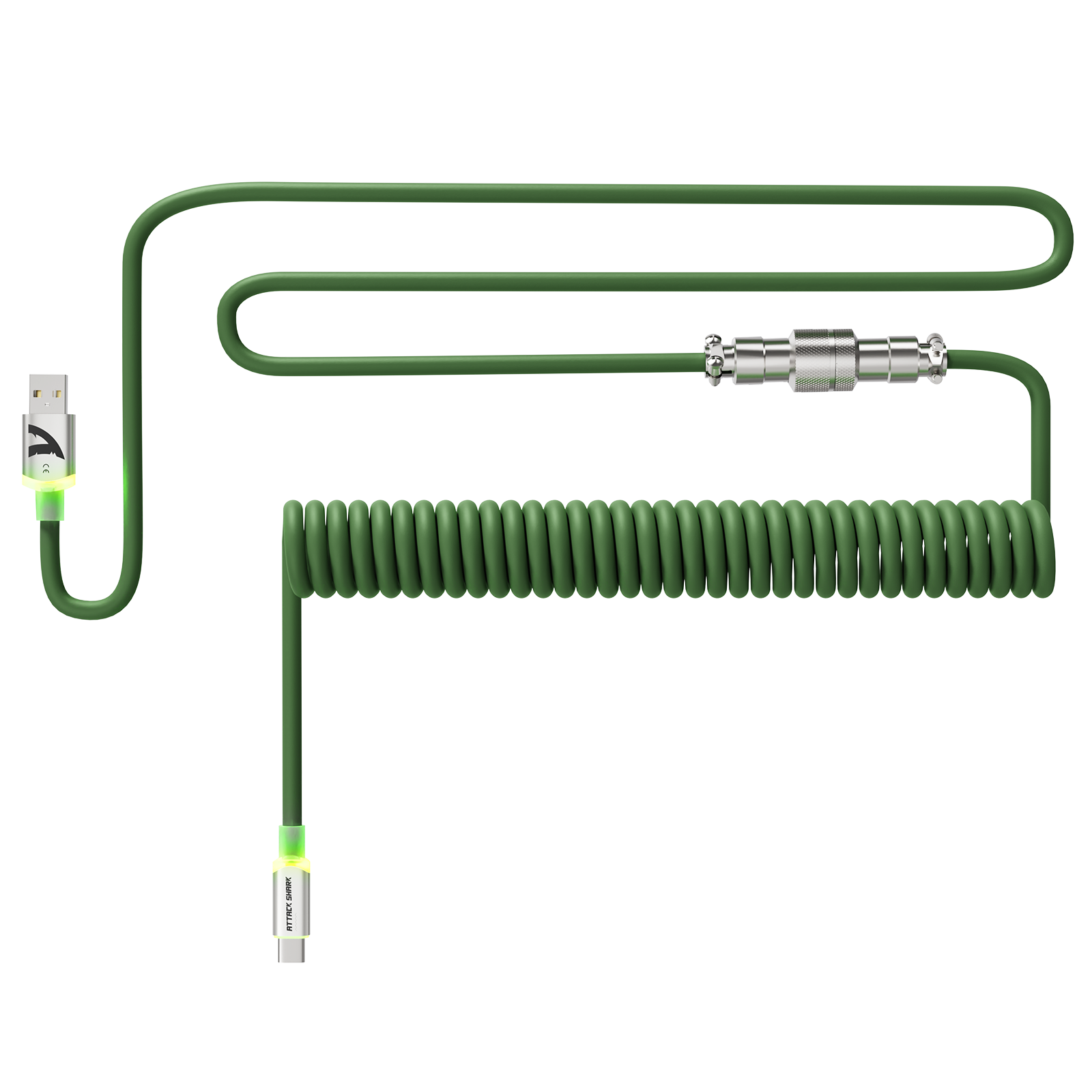 Cable de aviador ultra personalizado ATTACK SHARK C01 para teclado magnético de 8 kHz