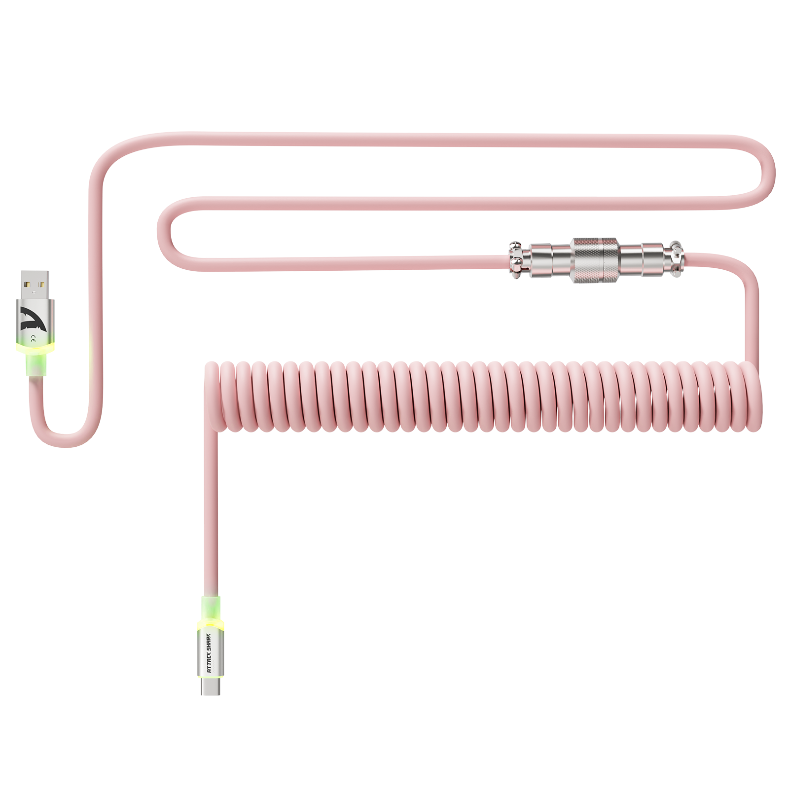 Cable de aviador ultra personalizado ATTACK SHARK C01 para teclado magnético de 8 kHz