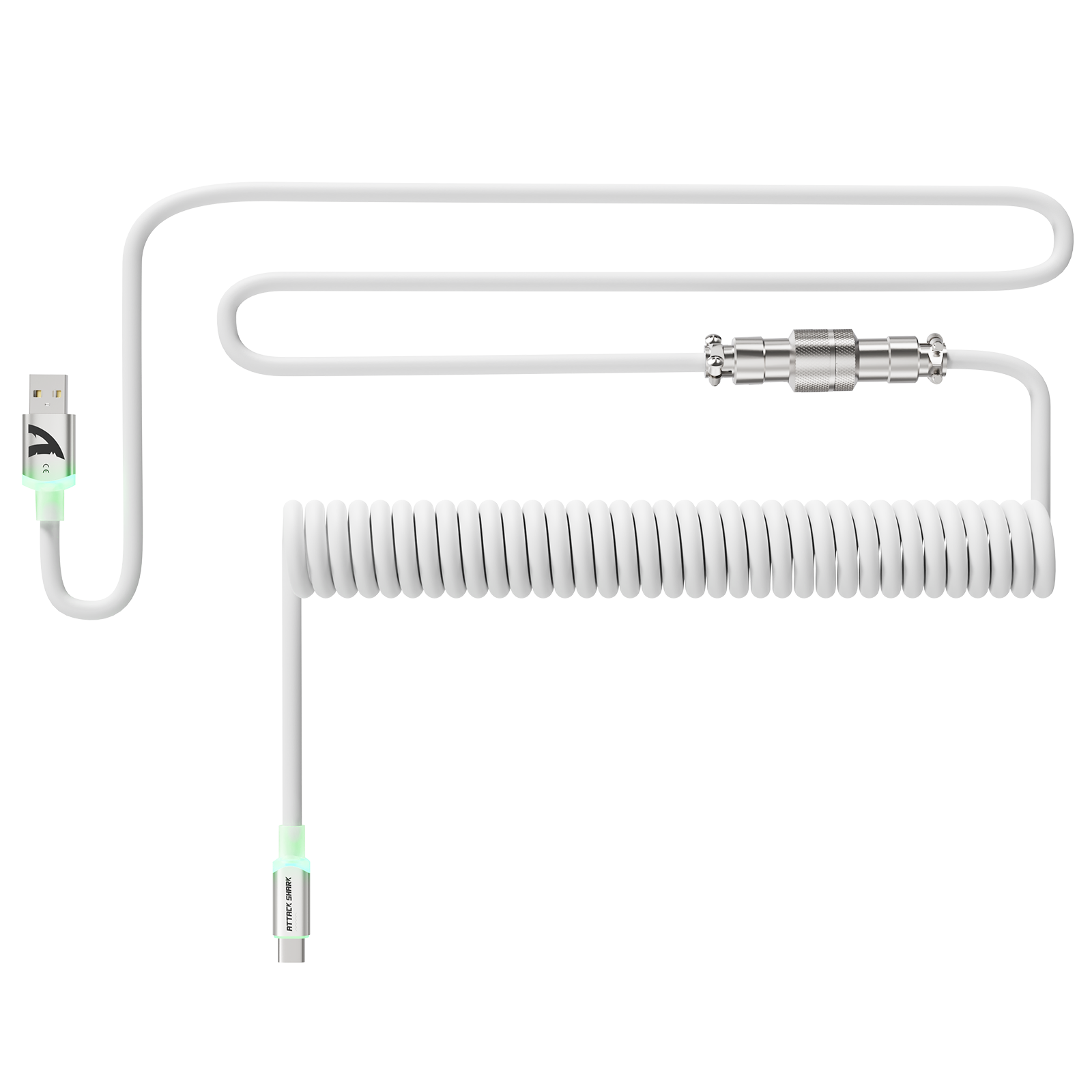 Cable de aviador ultra personalizado ATTACK SHARK C01 para teclado magnético de 8 kHz