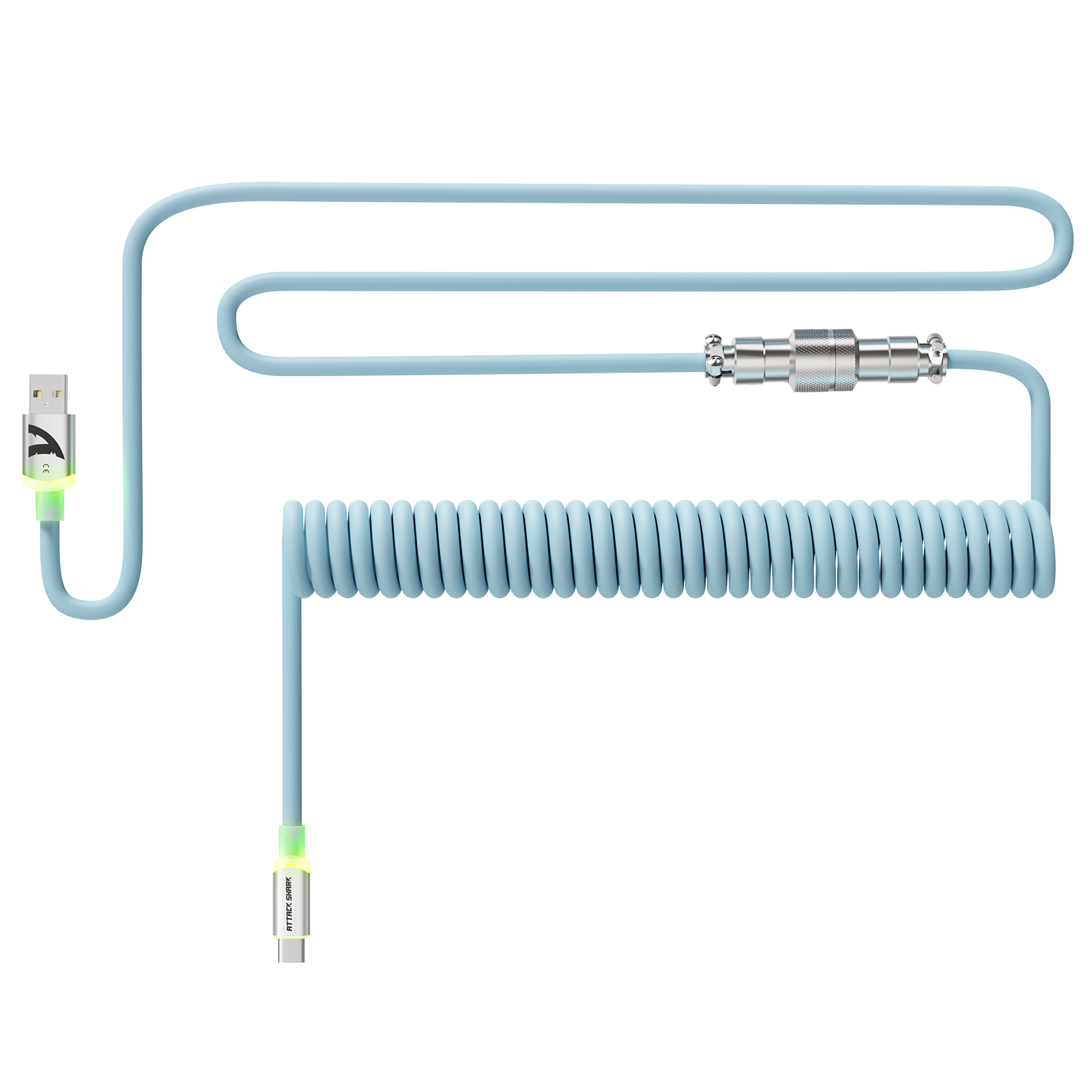 Cable de aviador ultra personalizado ATTACK SHARK C01 para teclado magnético de 8 kHz