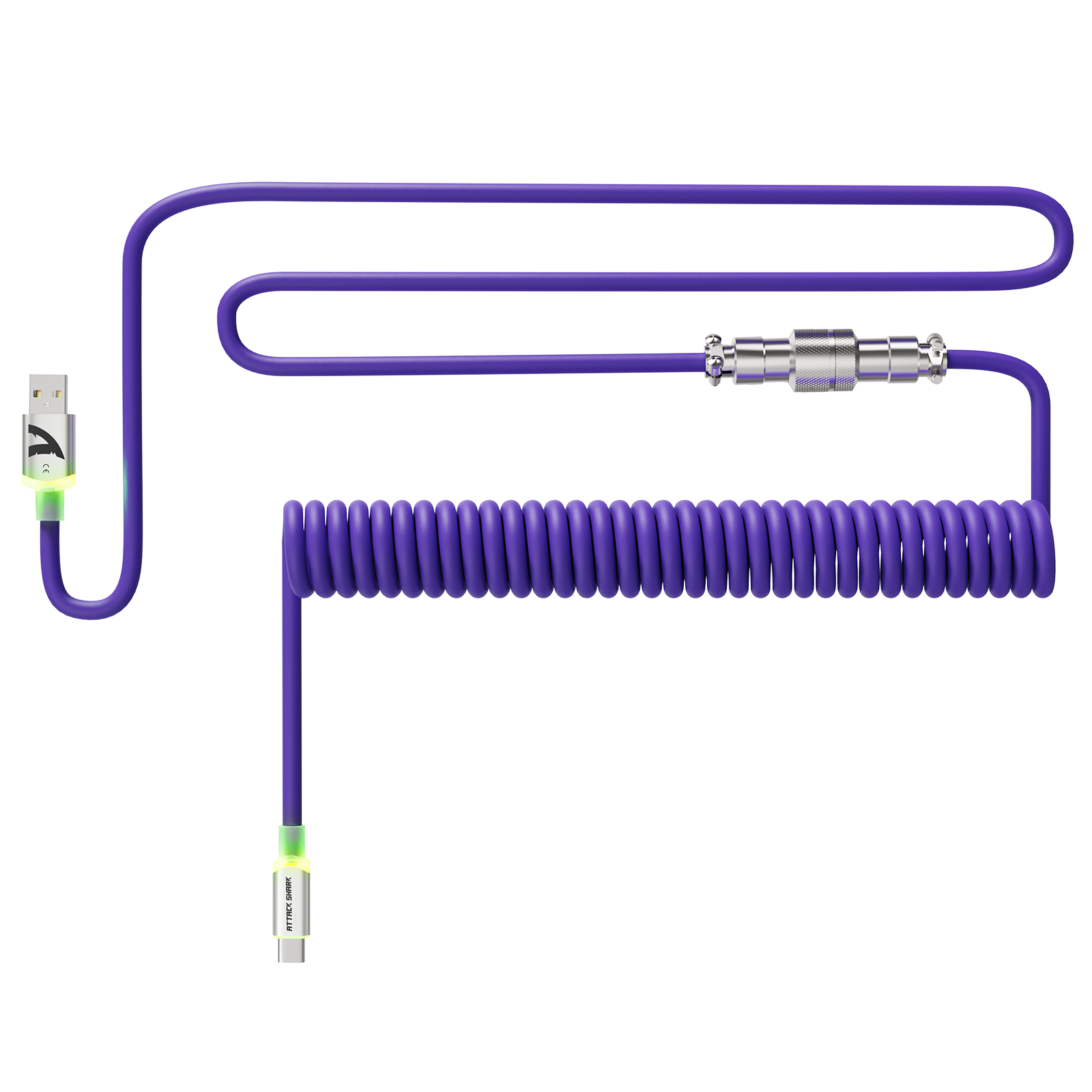 Cable de aviador ultra personalizado ATTACK SHARK C01 para teclado magnético de 8 kHz