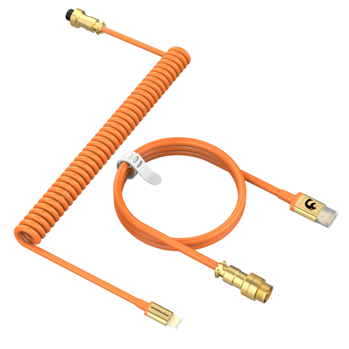 Cable en espiral ATTACK SHARK x MAMBASNAKE C02