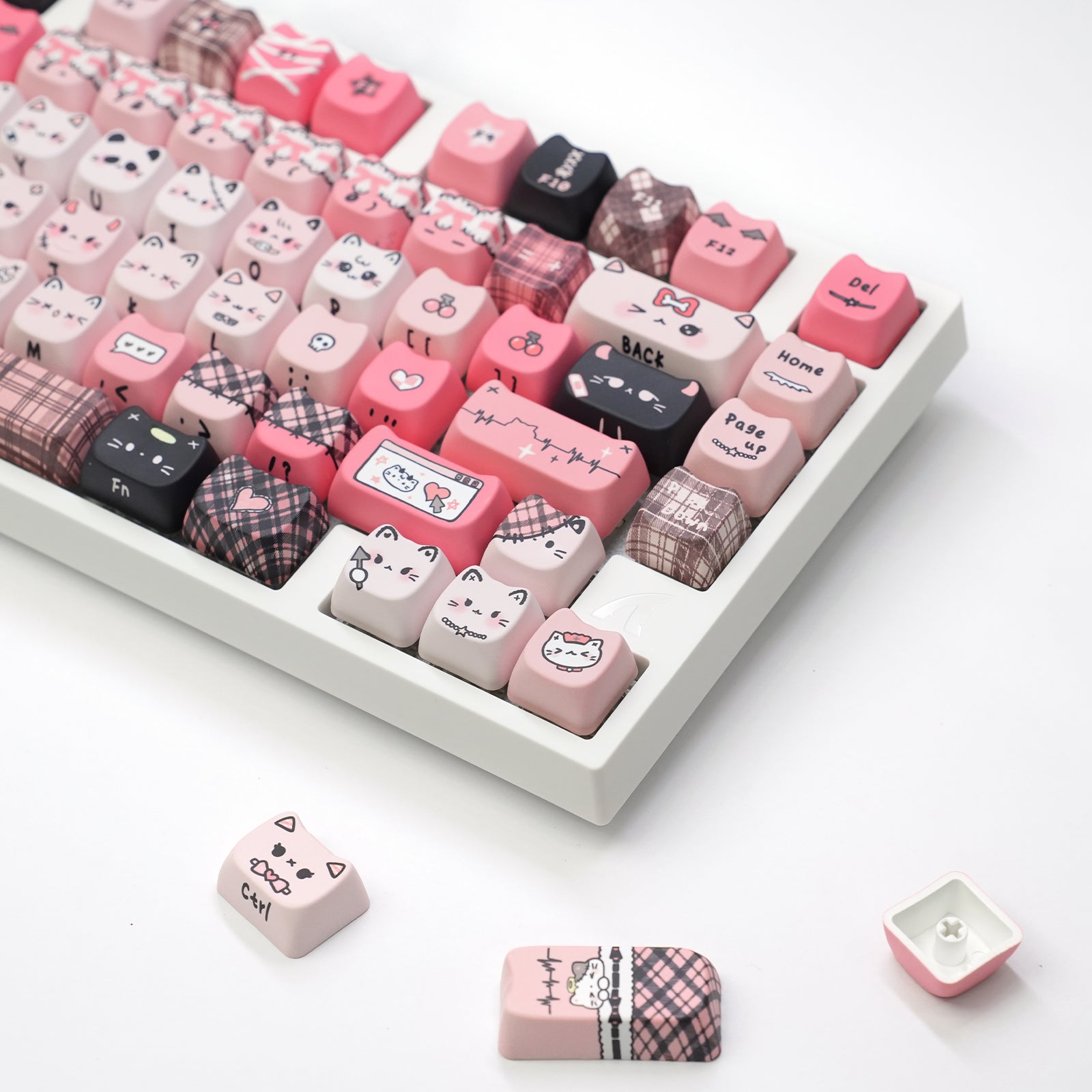ATTACK SHARK SK05, 118/119 teclas, teclas PBT, MOA, ANSI