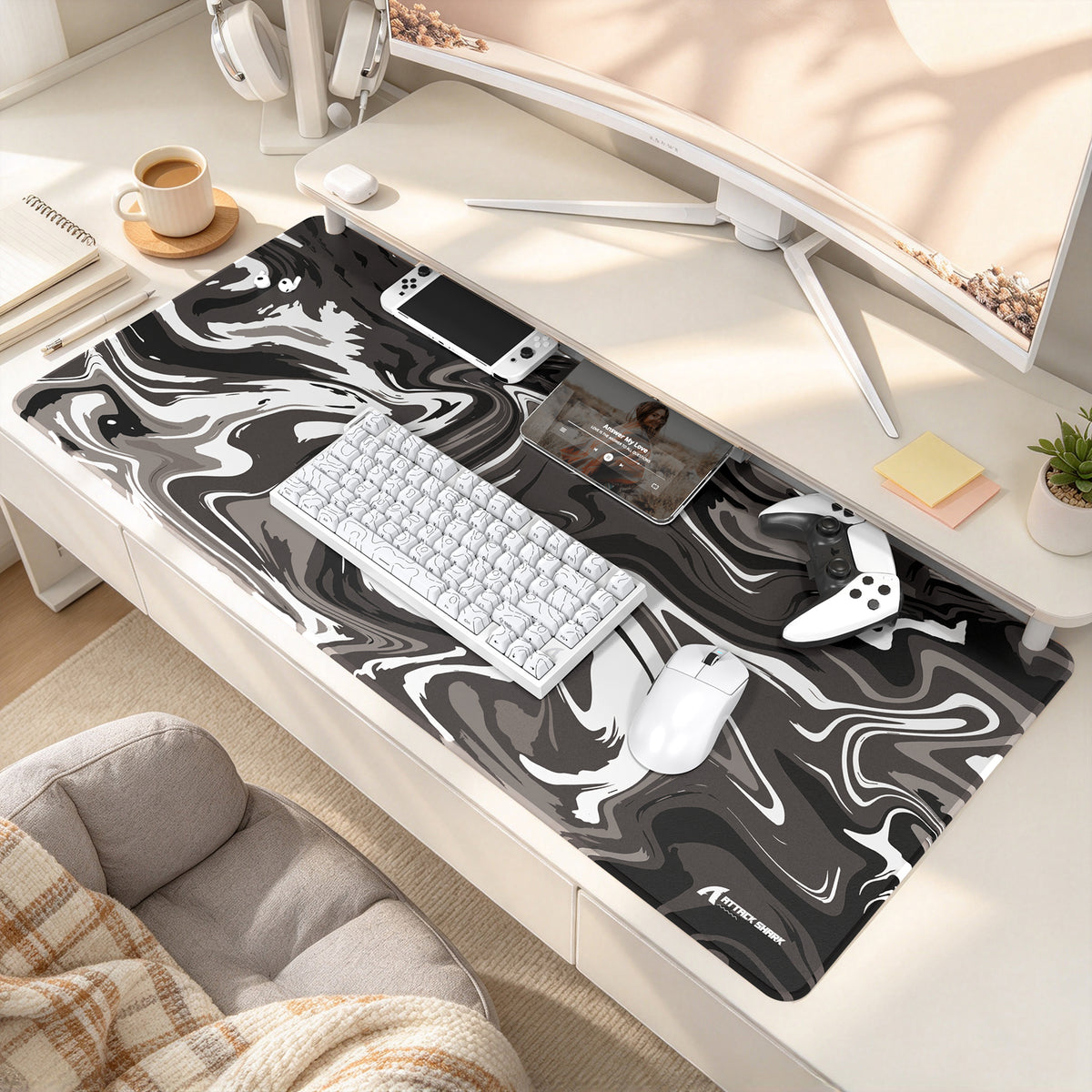 Alfombrilla de ratón para eSport ATTACK SHARK CM02PRO (900x400x4 MM)