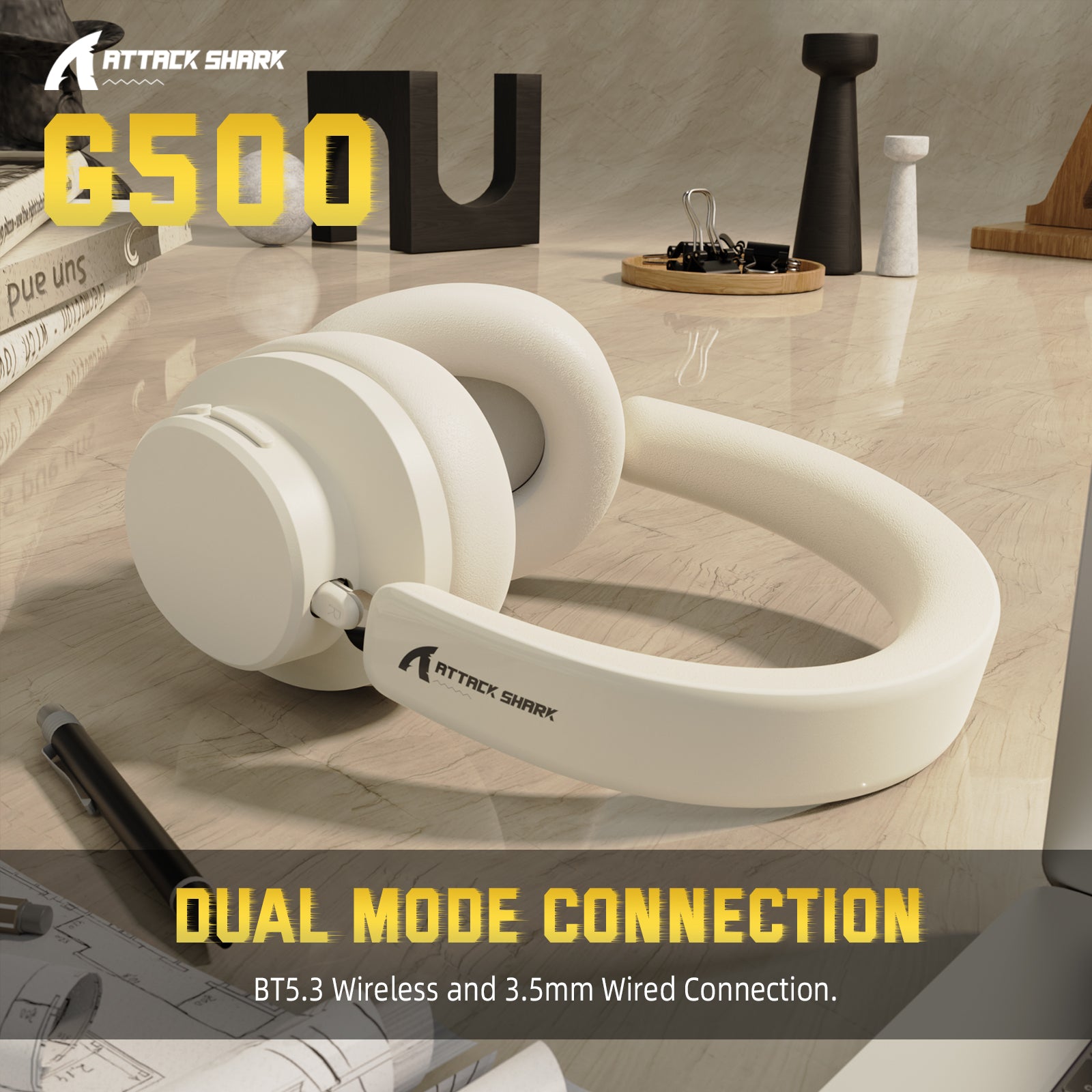 Auriculares para juegos ultraligeros de modo dual ATTACK SHARK G500