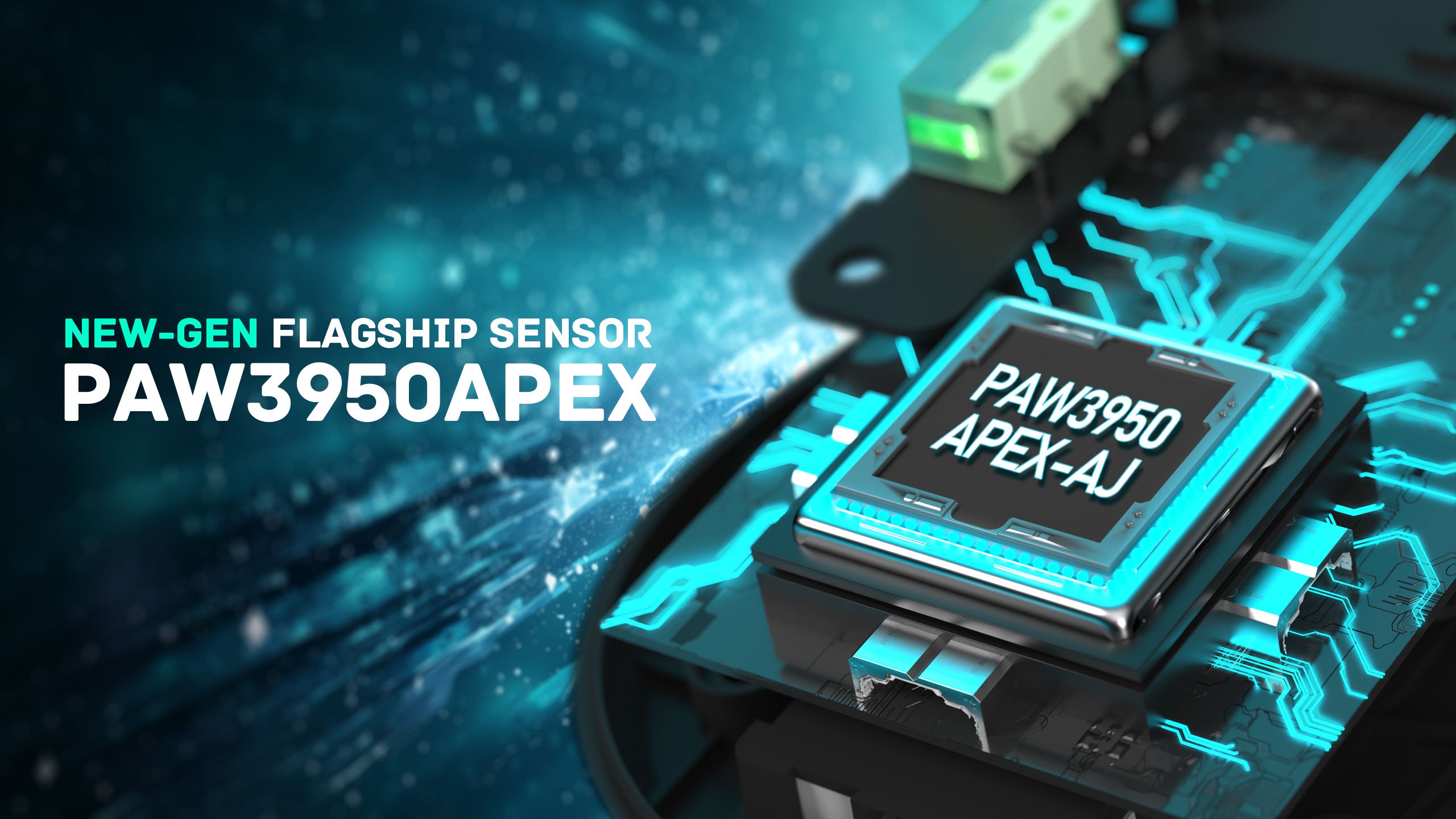 Ratón para juegos de triple modo 8K ATTACK SHARK x AJAZZ AJ159 APEX PAW3950