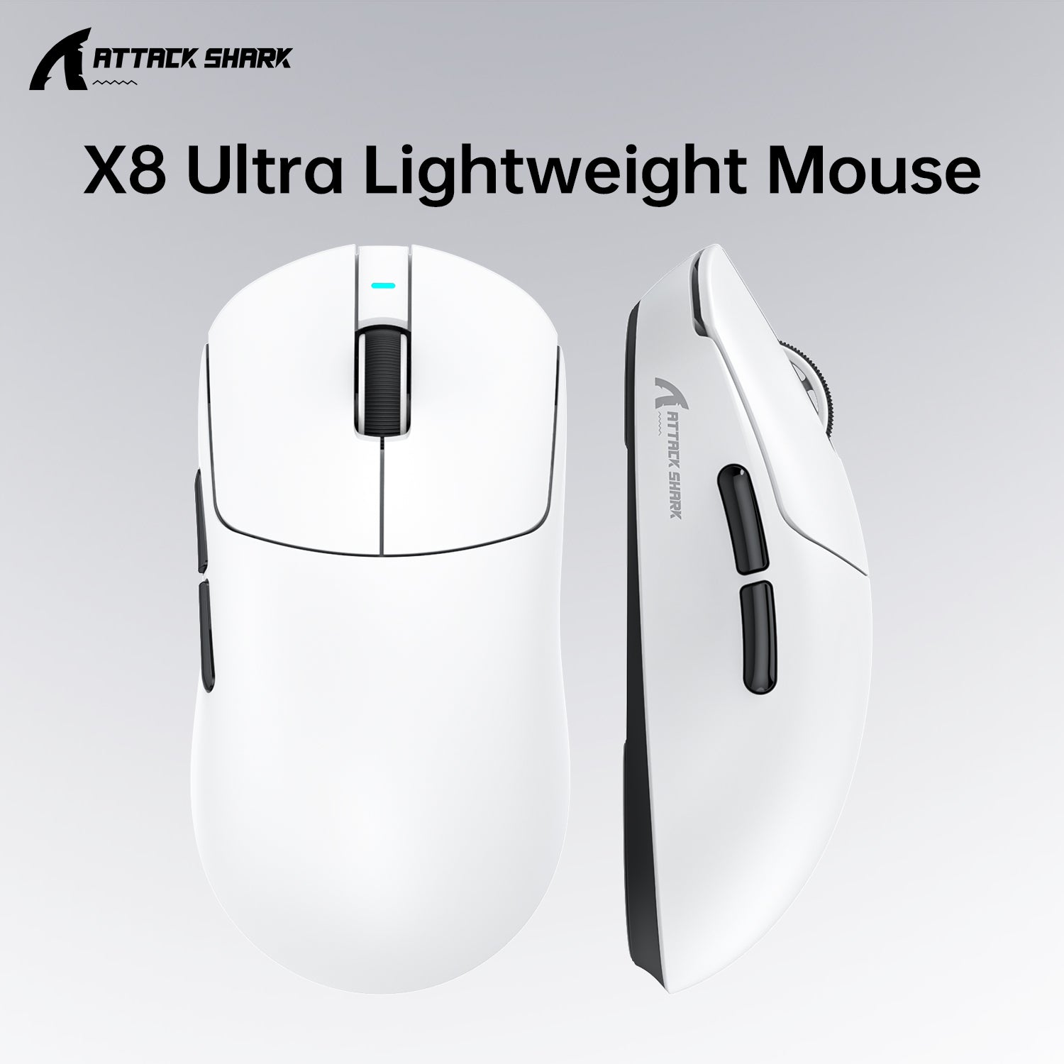 Ratón inalámbrico para juegos ATTACK SHARK X8 Ultra trimodo con cable C06 Ultra