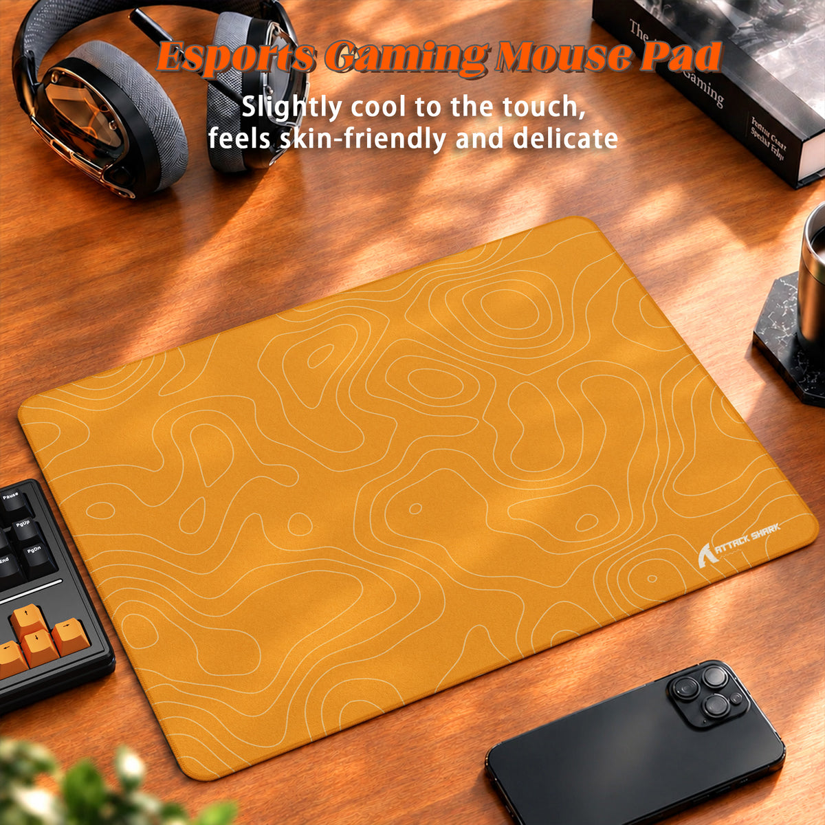 Alfombrilla de gaming eSport ATTACK SHARK CM02SE (405x305x4 MM)