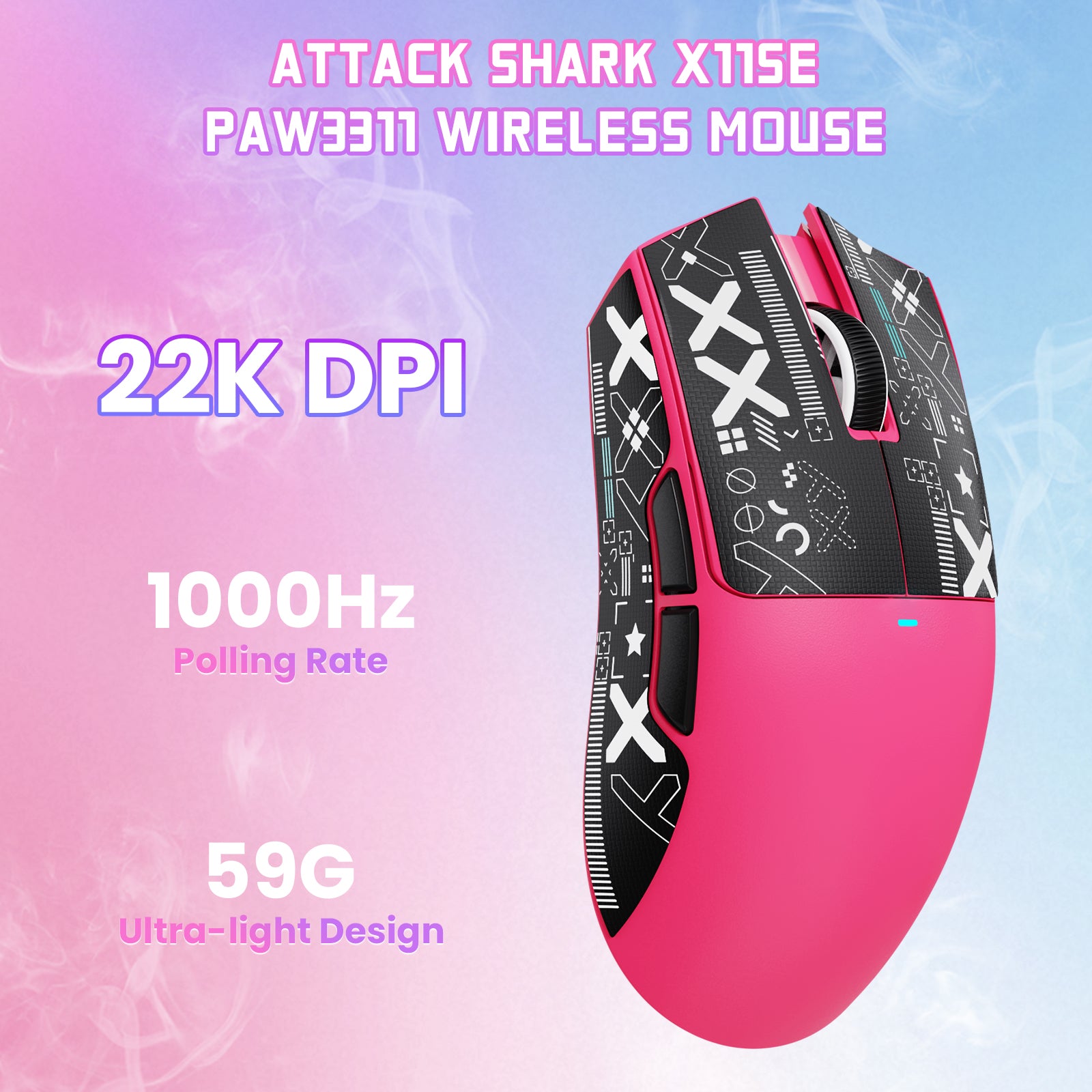 Ratón inalámbrico para juegos ATTACK SHARK X11SE
