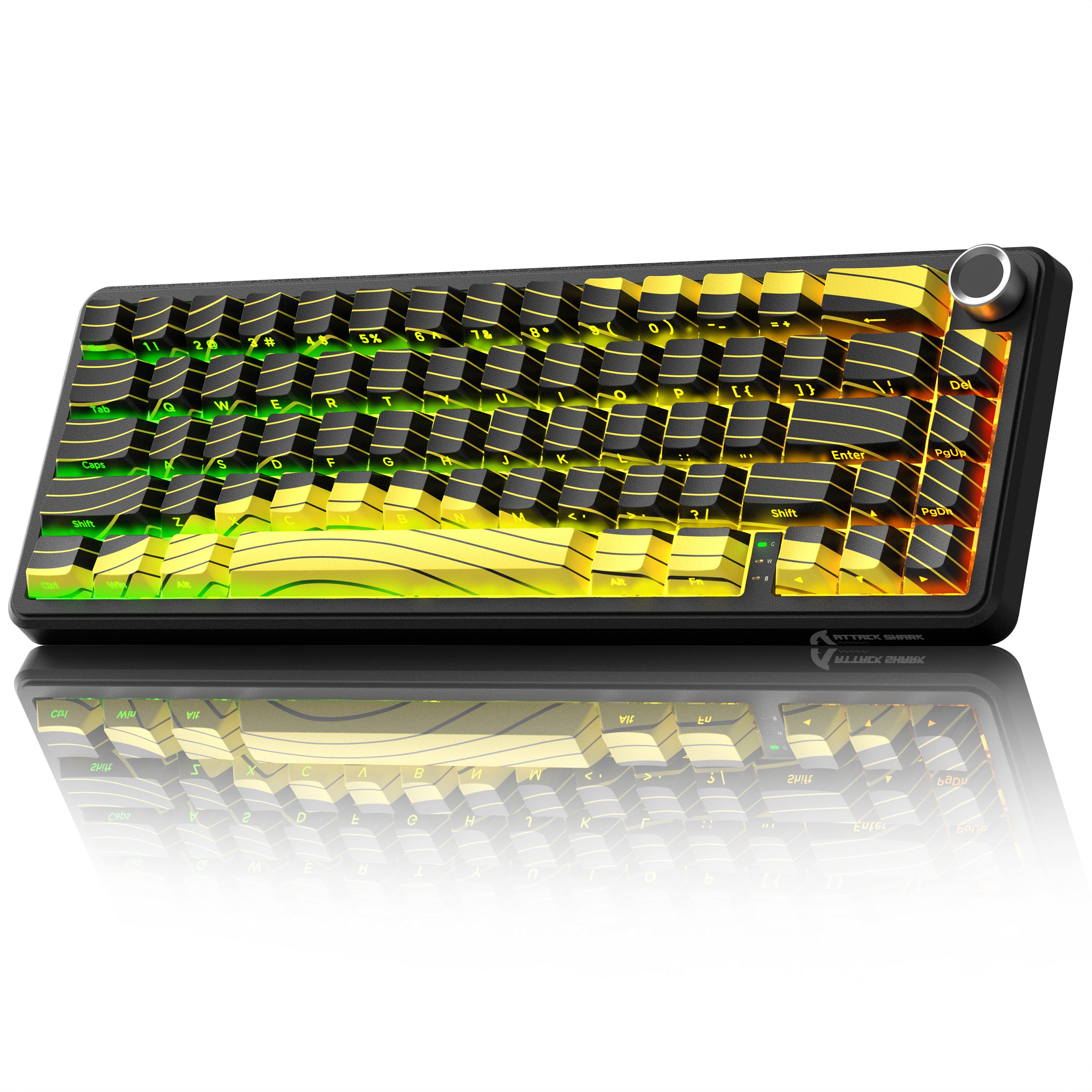 Teclado inalámbrico con gatillo rápido ATTACK SHARK X65PRO HE con interruptor magnético