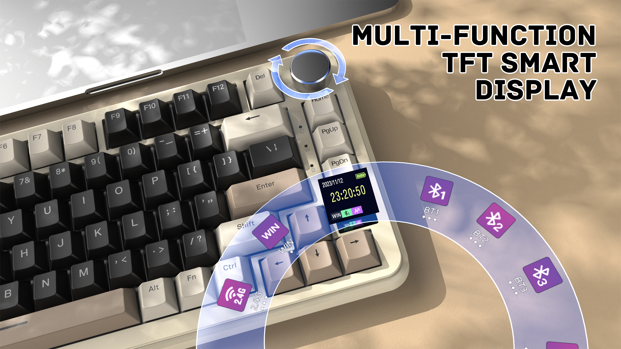 Teclado mecánico con junta de tres modos ATTACK SHARK X85PRO