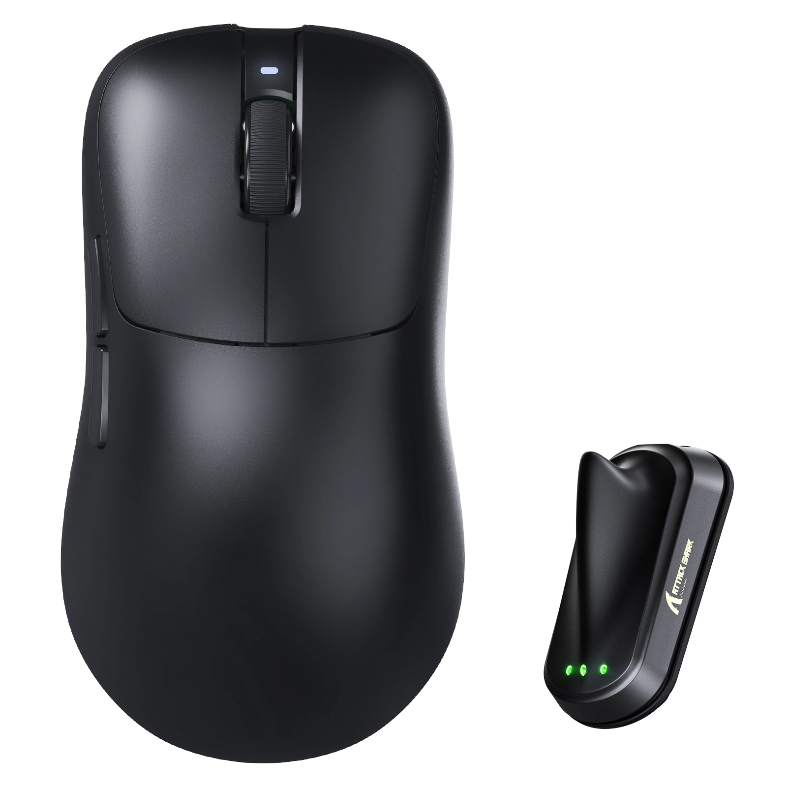 ATTACK SHARK V2 AIR PAW3955MAX Ratón inalámbrico ergonómico para gaming