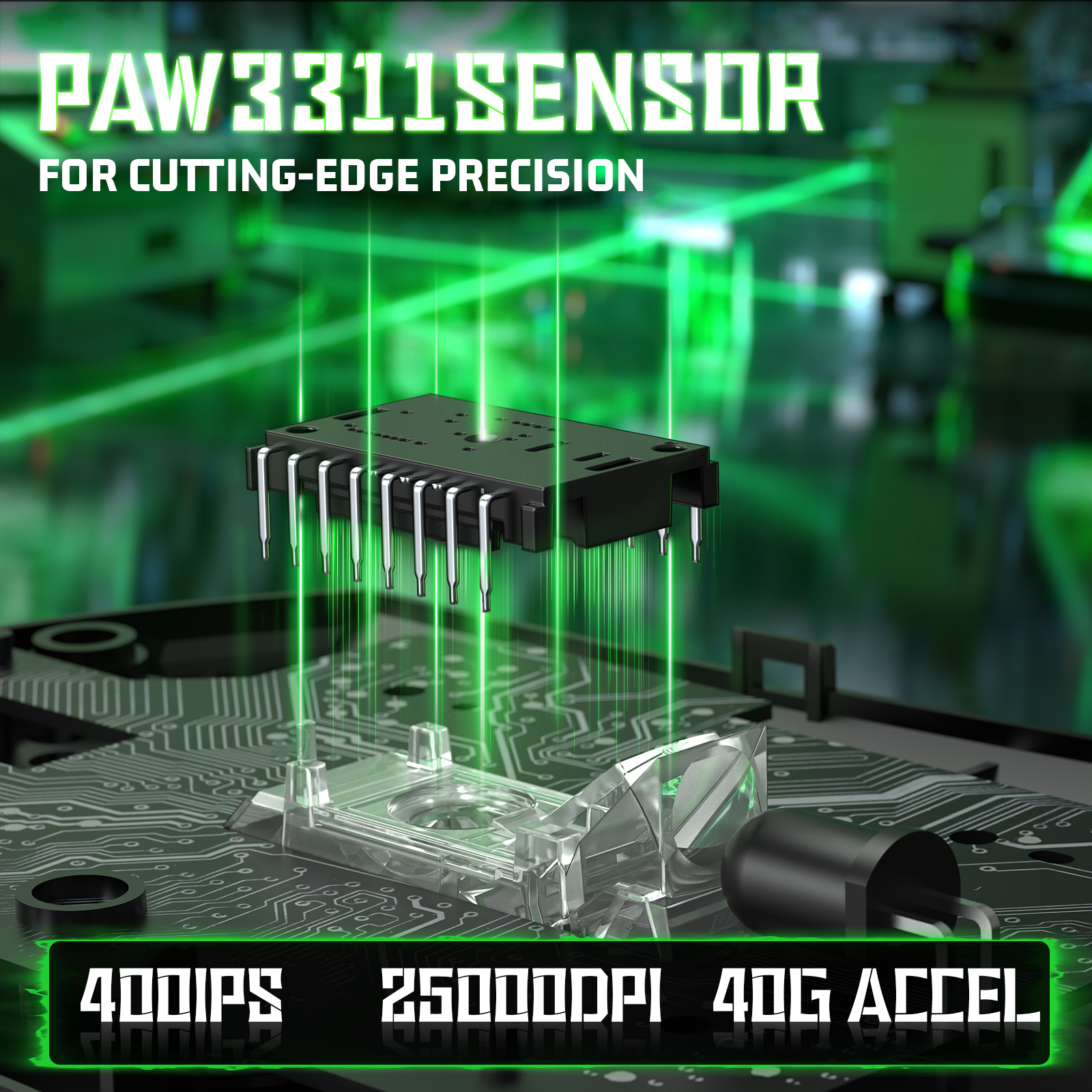 Ratón para juegos ultraligero de tres modos ATTACK SHARK V3