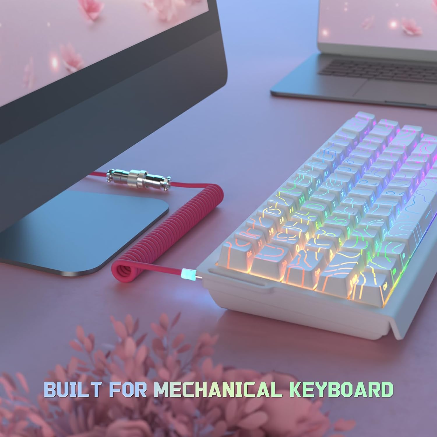 Cable de aviador ultra personalizado ATTACK SHARK C01 para teclado magnético de 8 kHz