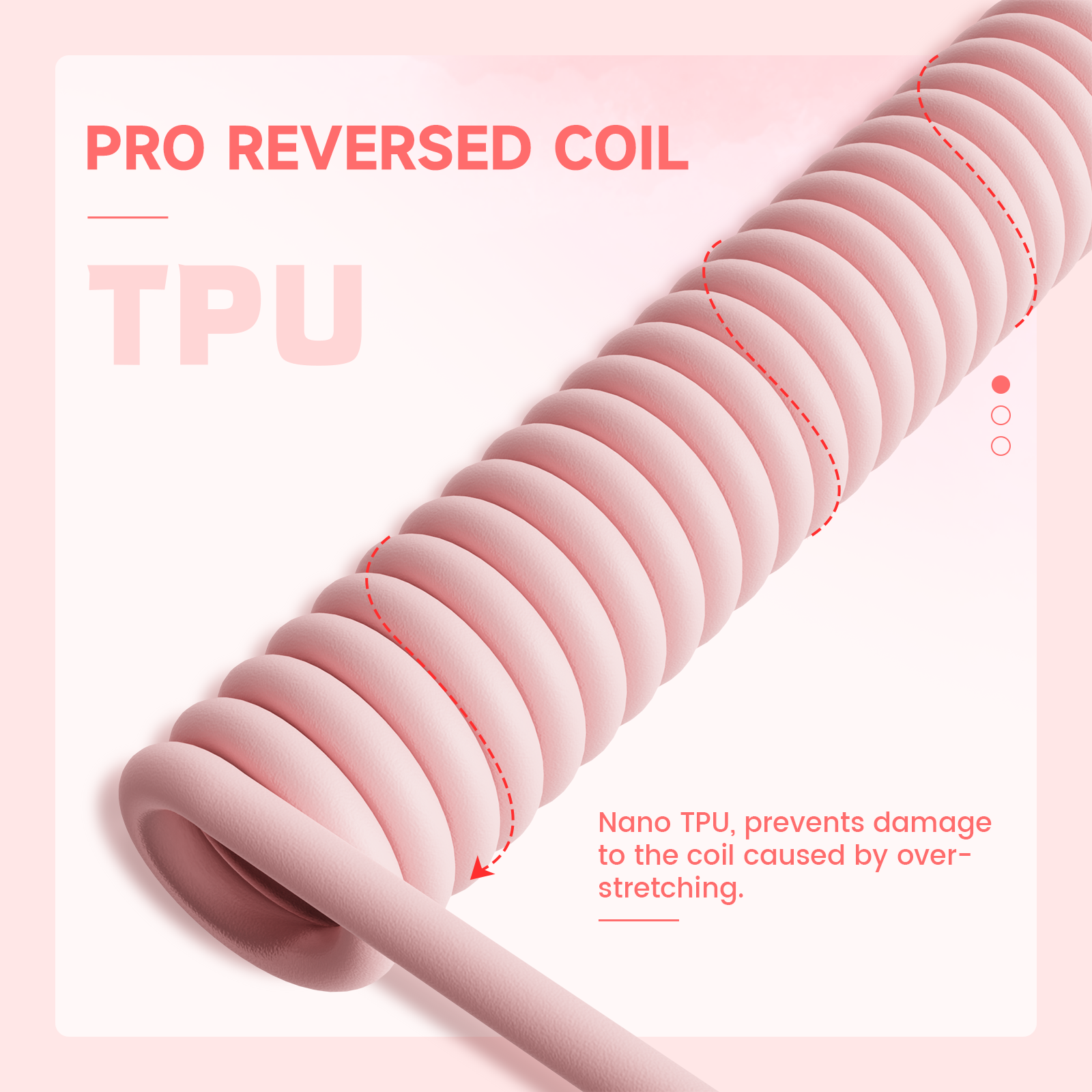 Cable de aviador ultra personalizado ATTACK SHARK C01 para teclado magnético de 8 kHz