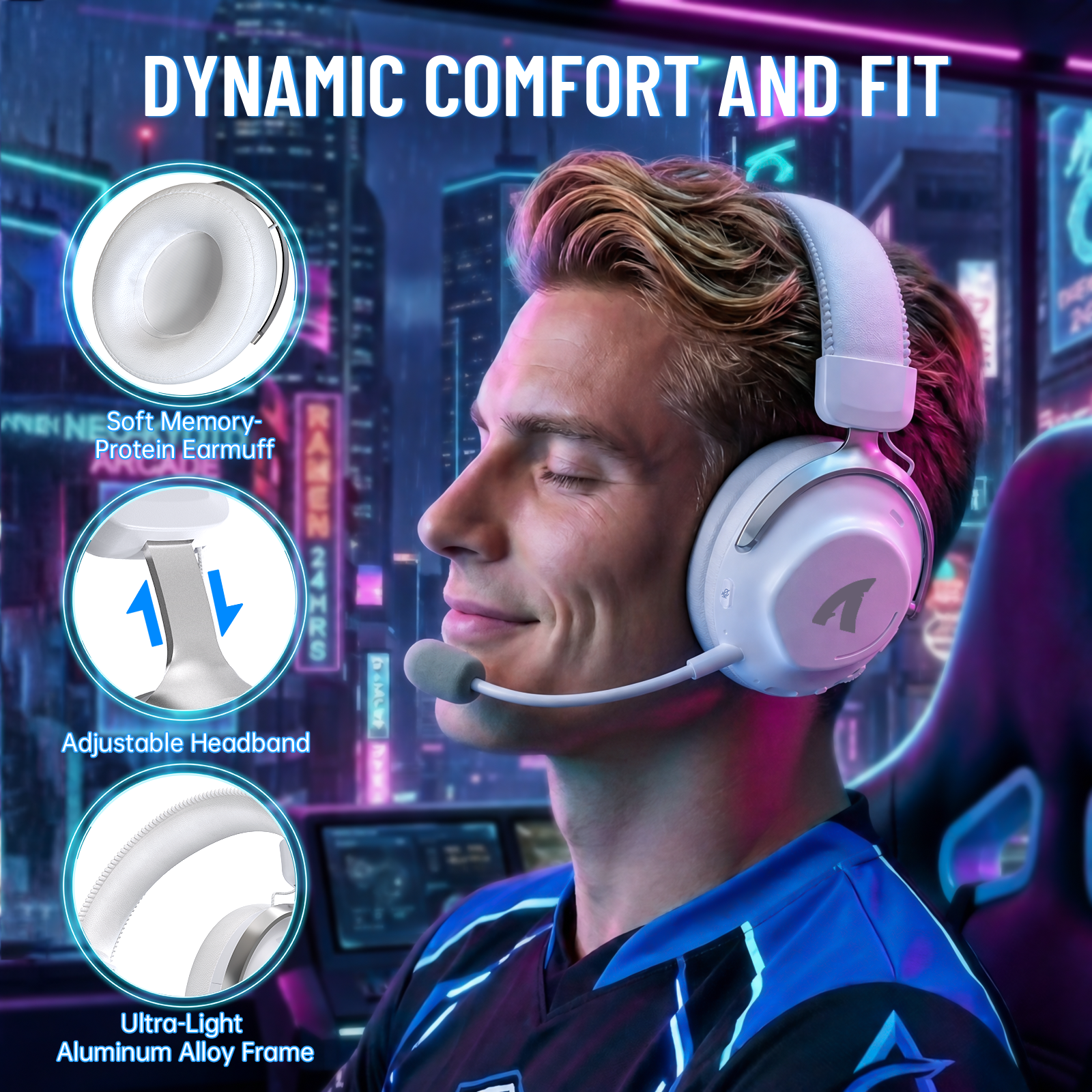 Auriculares inalámbricos para juegos ATTACK SHARK L50 PRO con modo triple