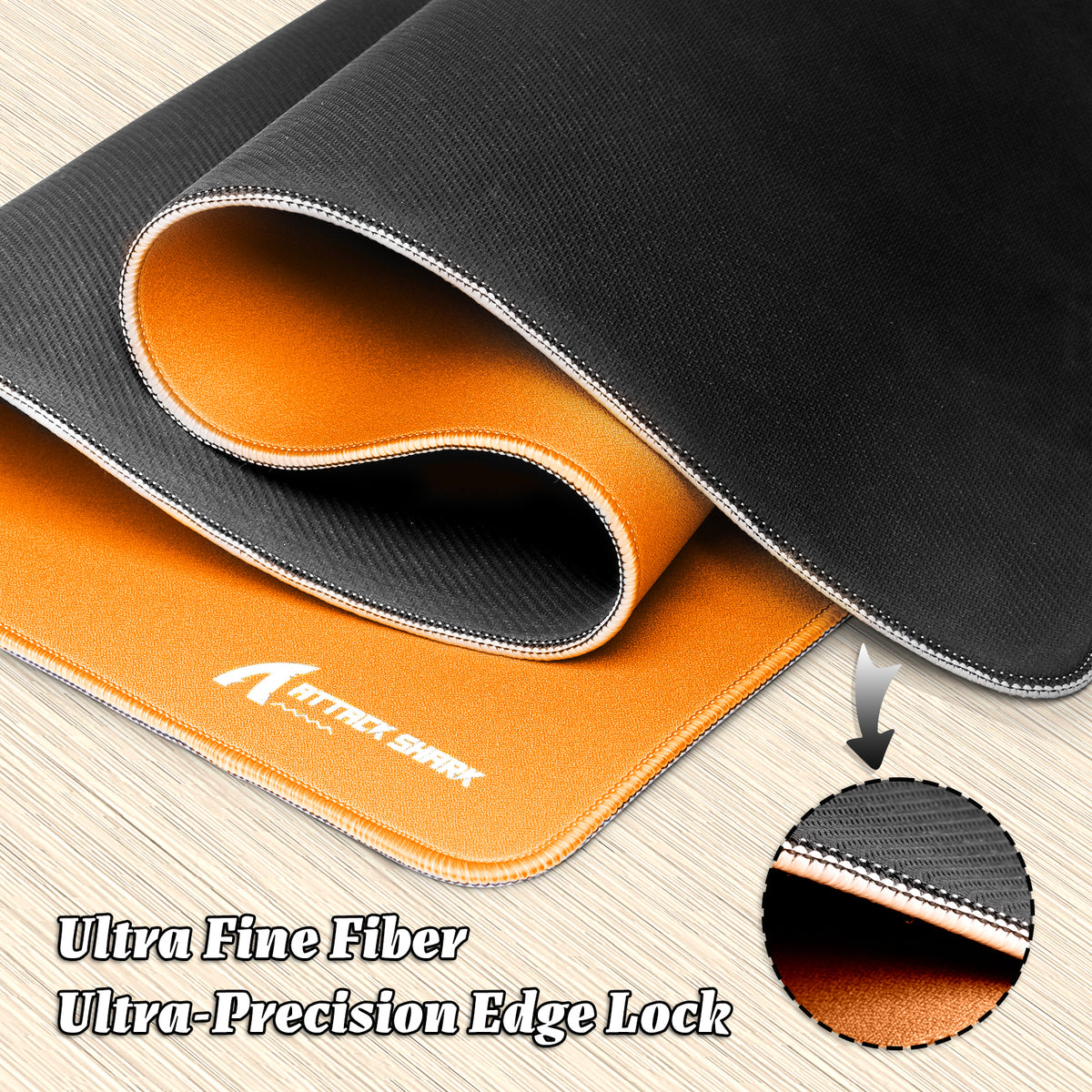 Alfombrilla de ratón para eSport ATTACK SHARK CM02PRO (900x400x4 MM)