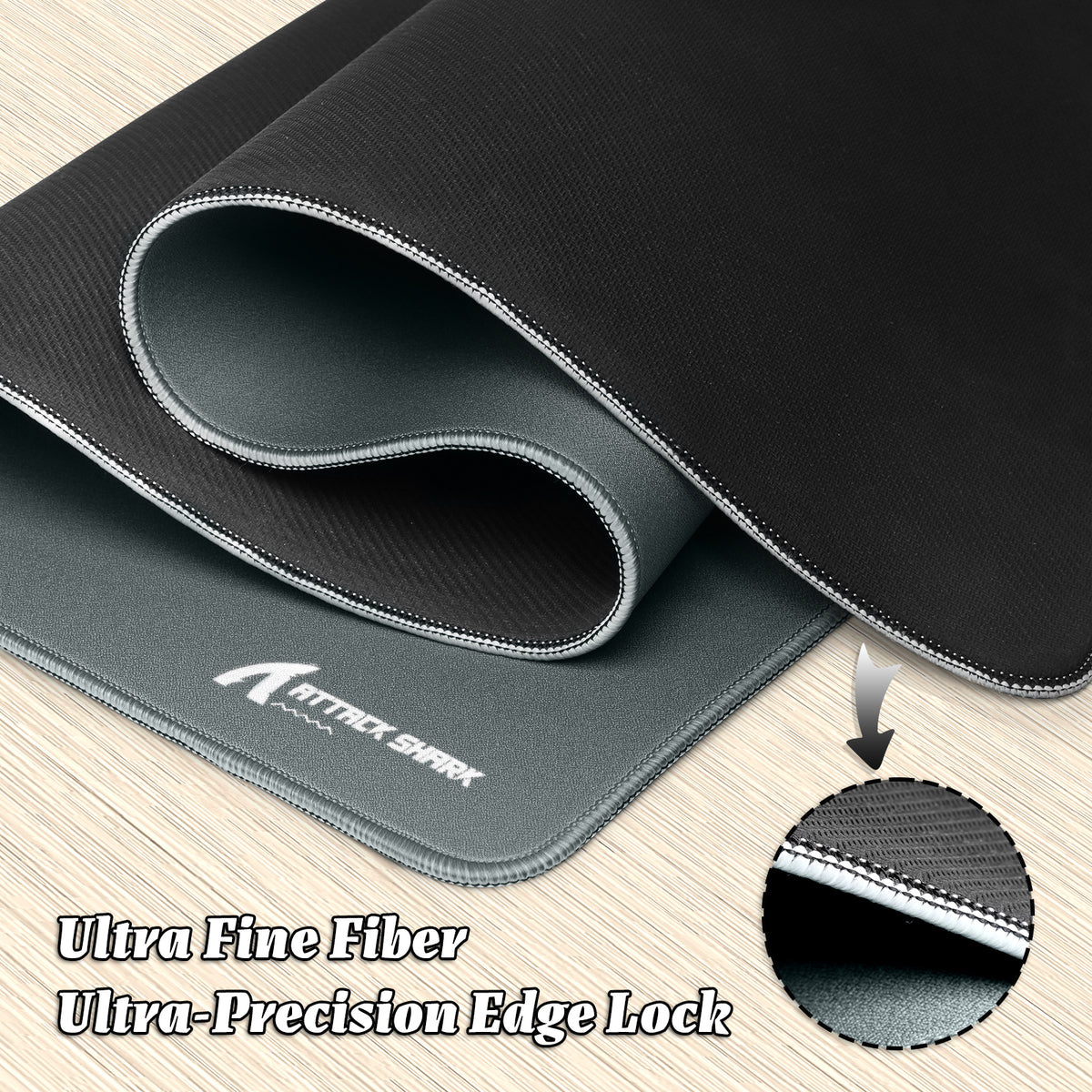 Alfombrilla de ratón para eSport ATTACK SHARK CM02PRO (900x400x4 MM)