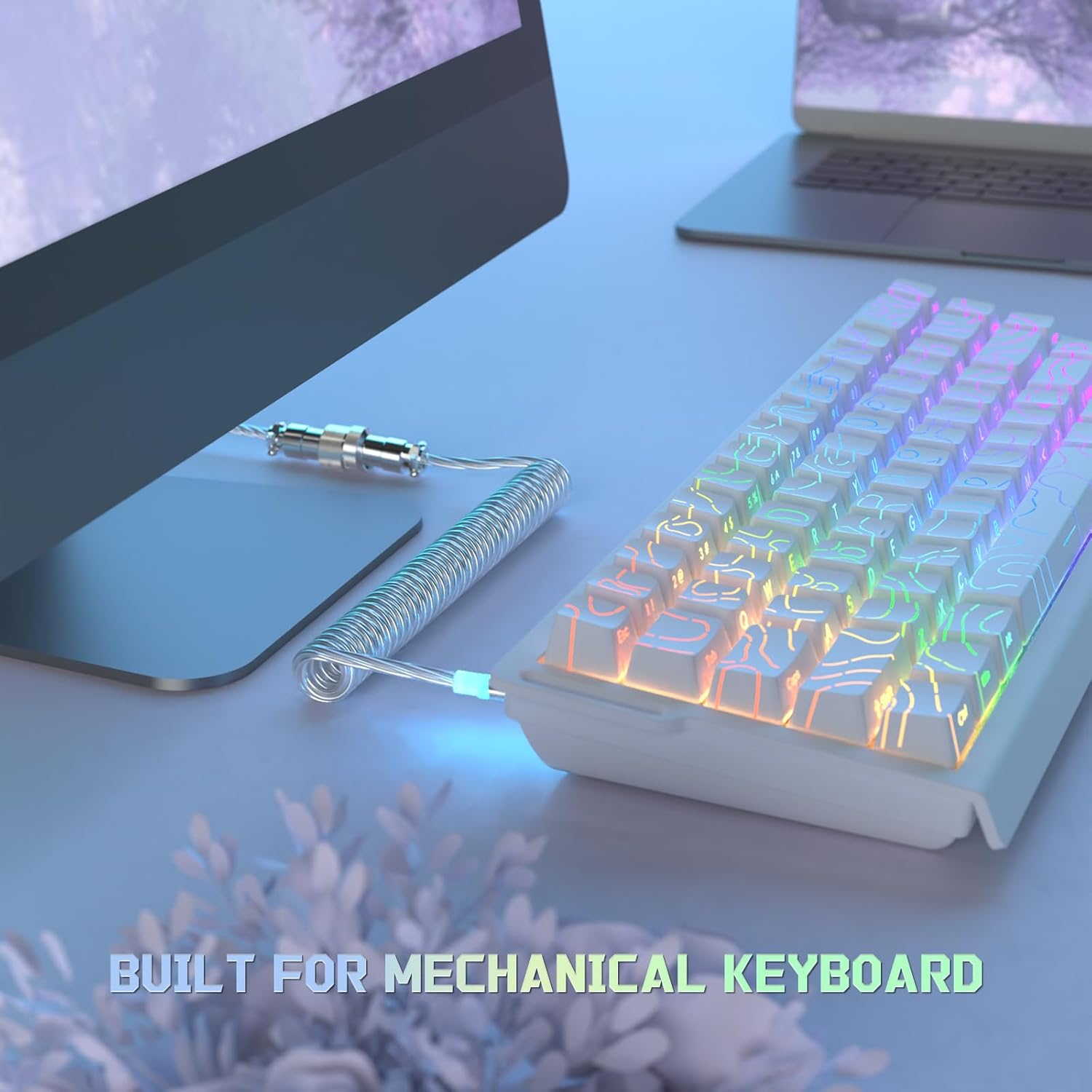 Cable aviador personalizado ATTACK SHARK C01Ultra para teclado magnético 8KHz