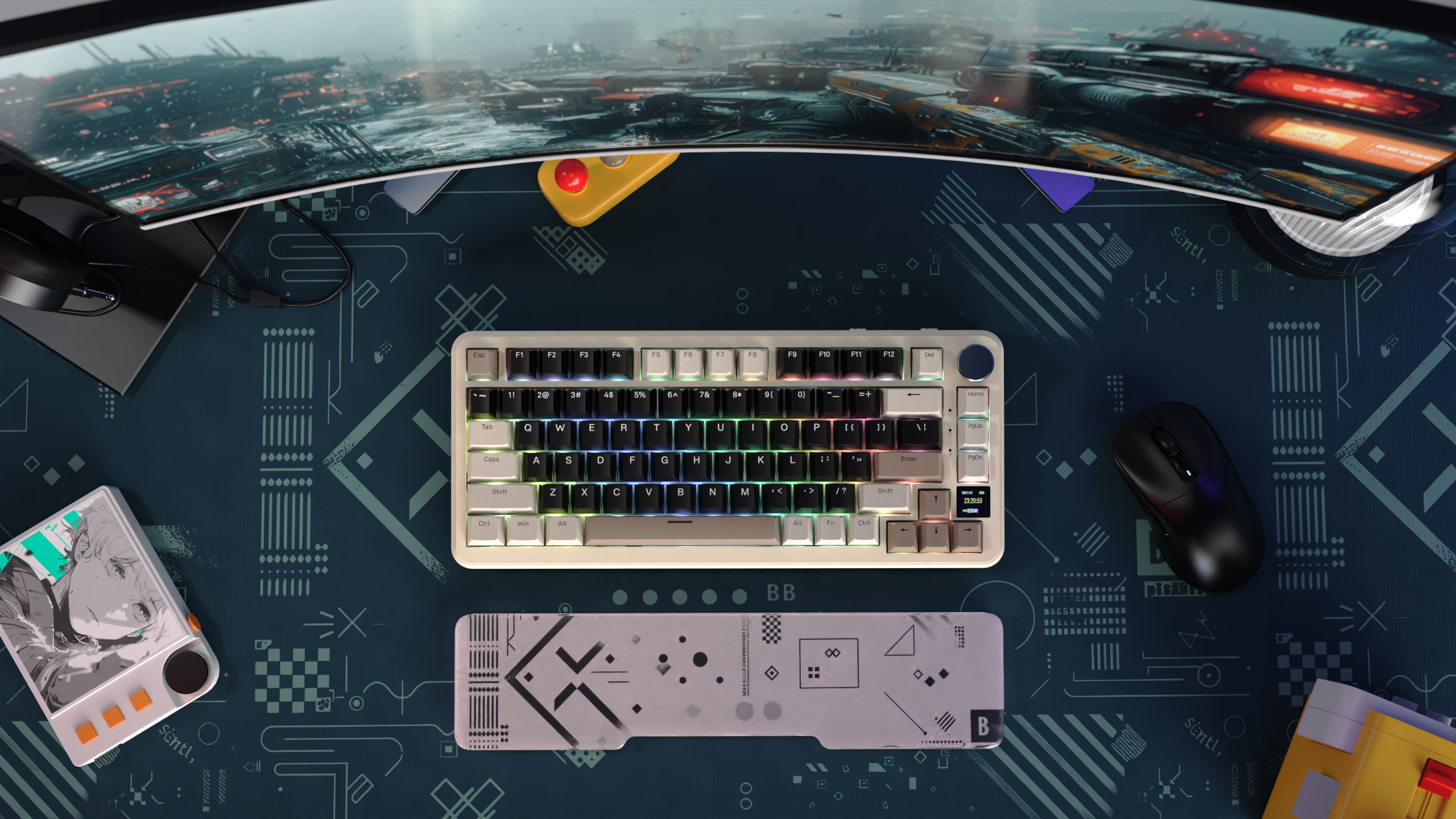 Teclado mecánico con junta de tres modos ATTACK SHARK X85PRO