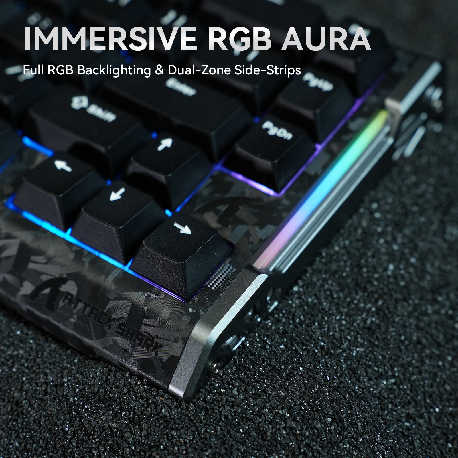 ATTACK SHARK X11 ULTRA & R68 HE Carbon Fiber Gaming Bundle With C01ULTRA Coiled Cable