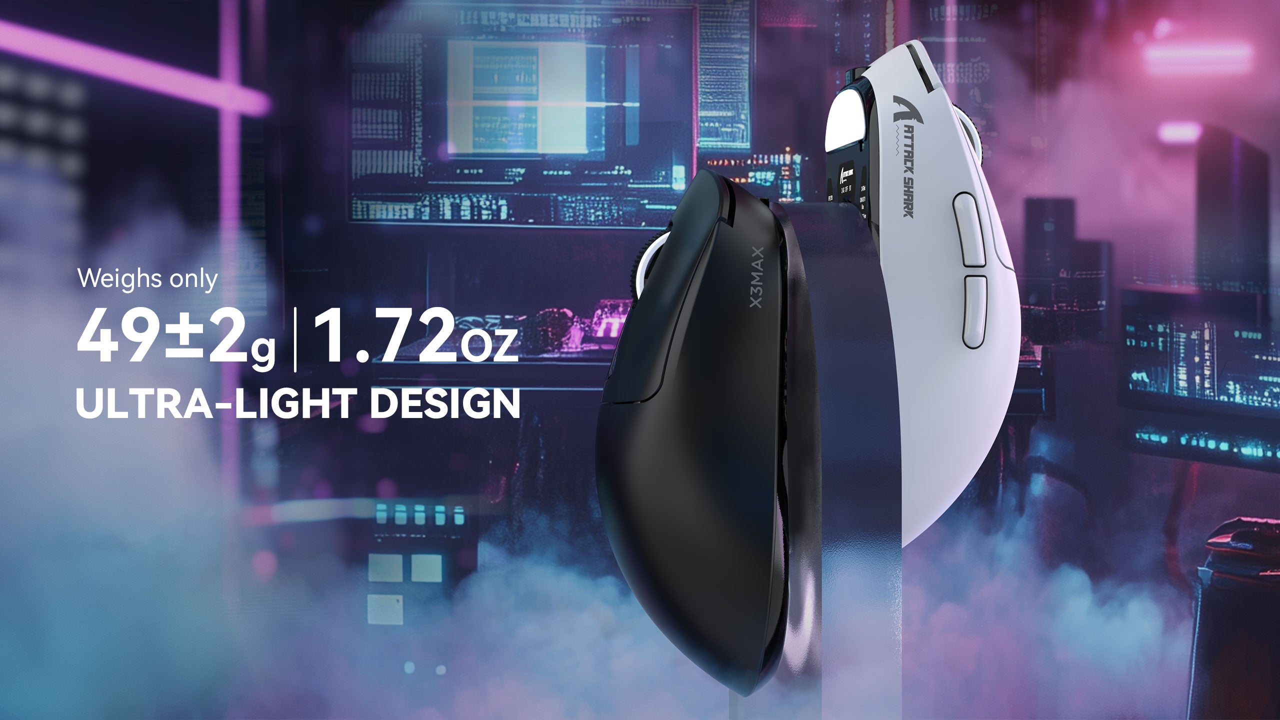 Ratón inalámbrico para juegos ATTACK SHARK X3MAX PAW3950