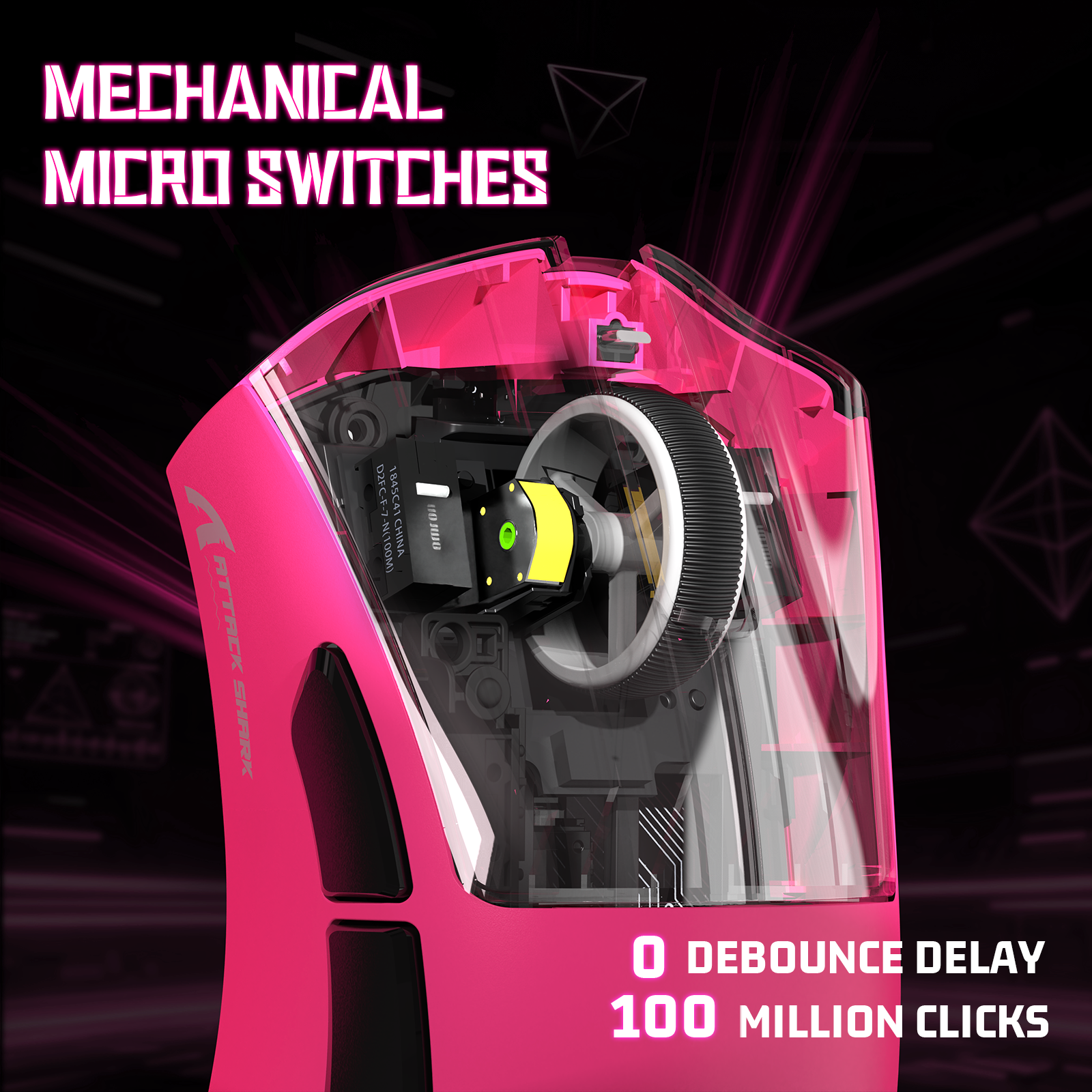 Ratón para juegos ultraligero de tres modos ATTACK SHARK V3