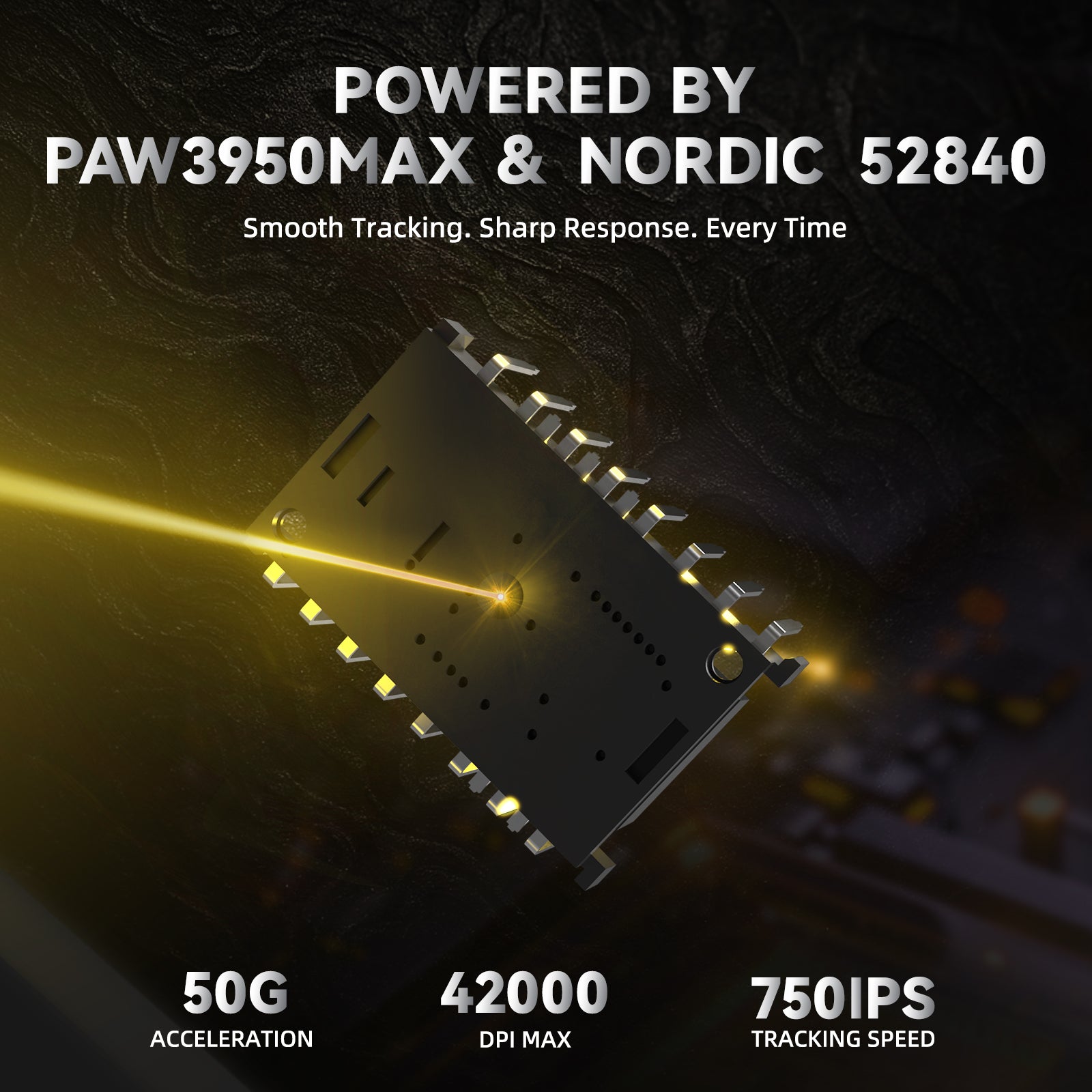 Ratón inalámbrico para juegos ATTACK SHARK R11 ULTRA de fibra de carbono 8K PAW3950MAX con cable C06 Ultra LED