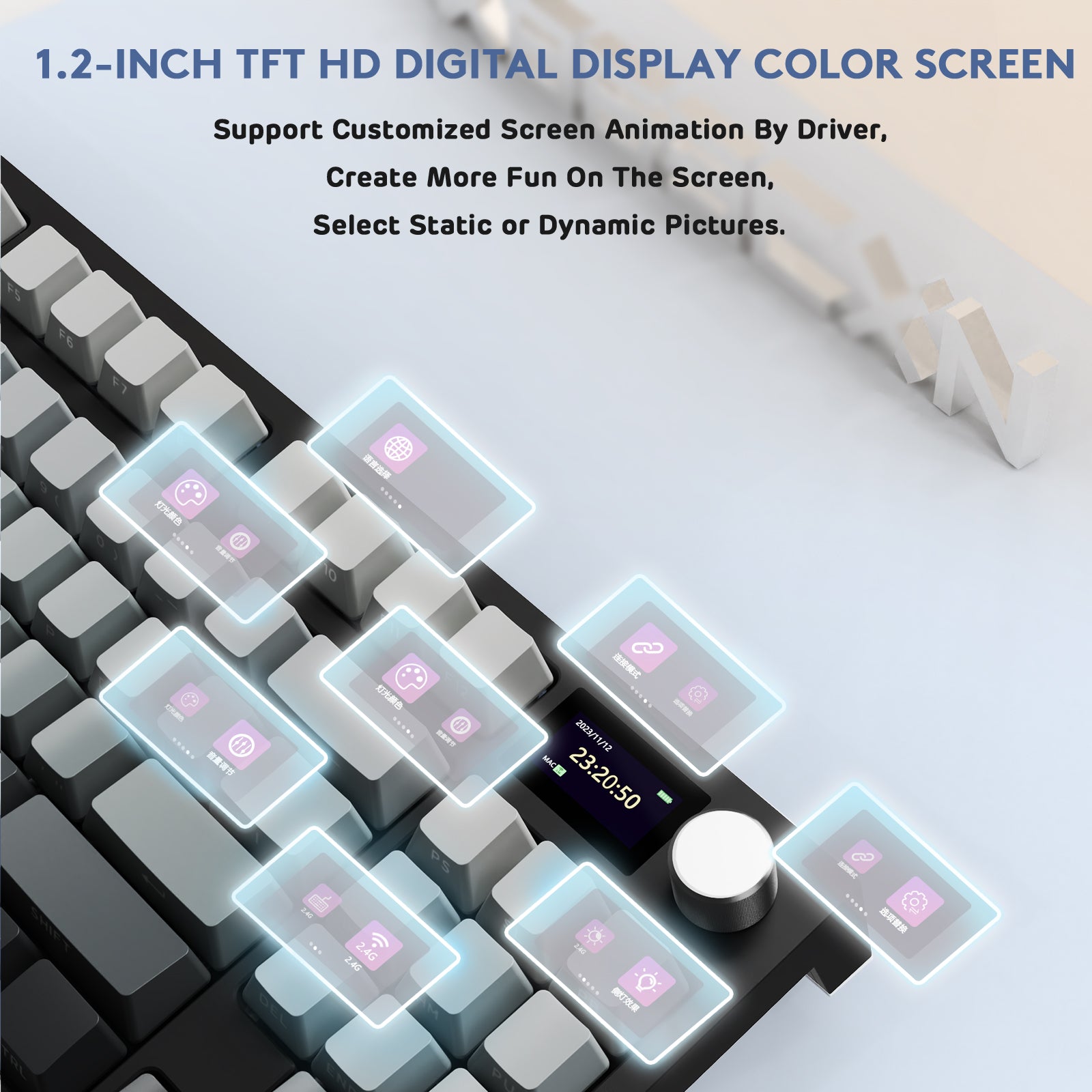 Teclado mecánico inalámbrico ATTACK SHARK K86PRO