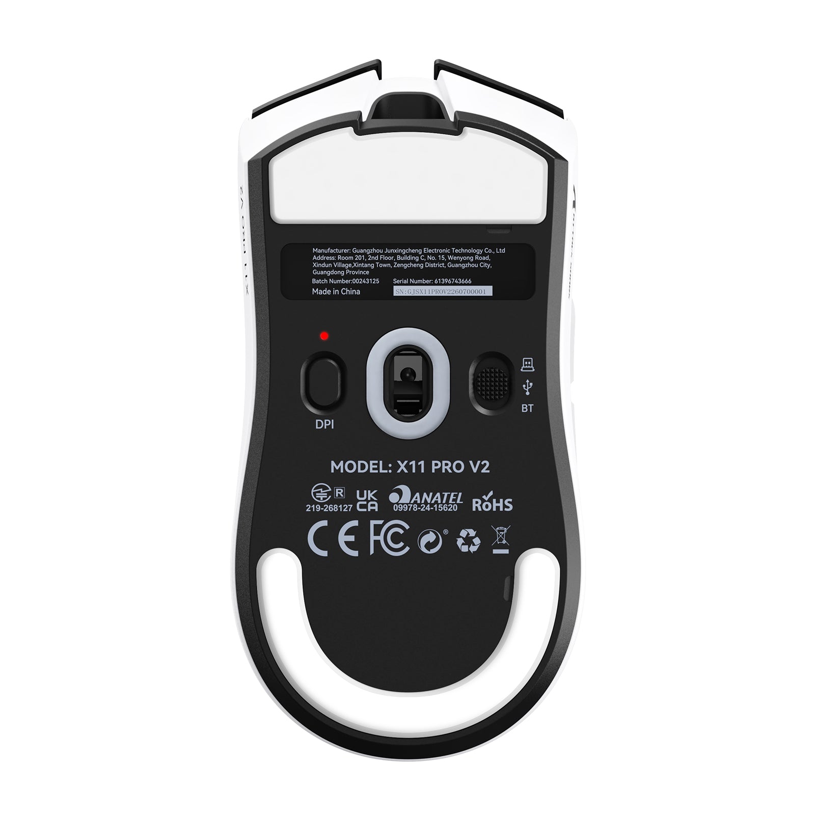 Ratón inalámbrico para juegos ATTACK SHARK X11 PRO V2 con base de carga y pantalla TFT