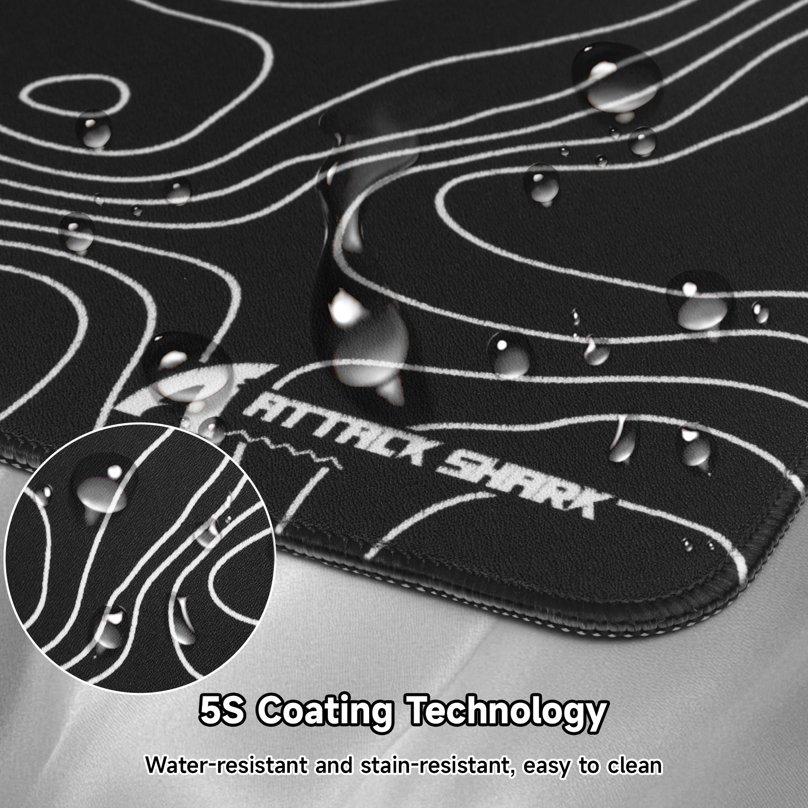 Alfombrilla de ratón para eSport ATTACK SHARK CM02PRO (900x400x4 MM)