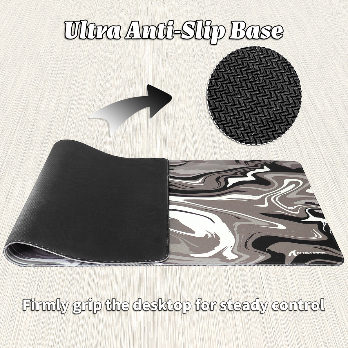 Alfombrilla de ratón para eSport ATTACK SHARK CM02PRO (900x400x4 MM)