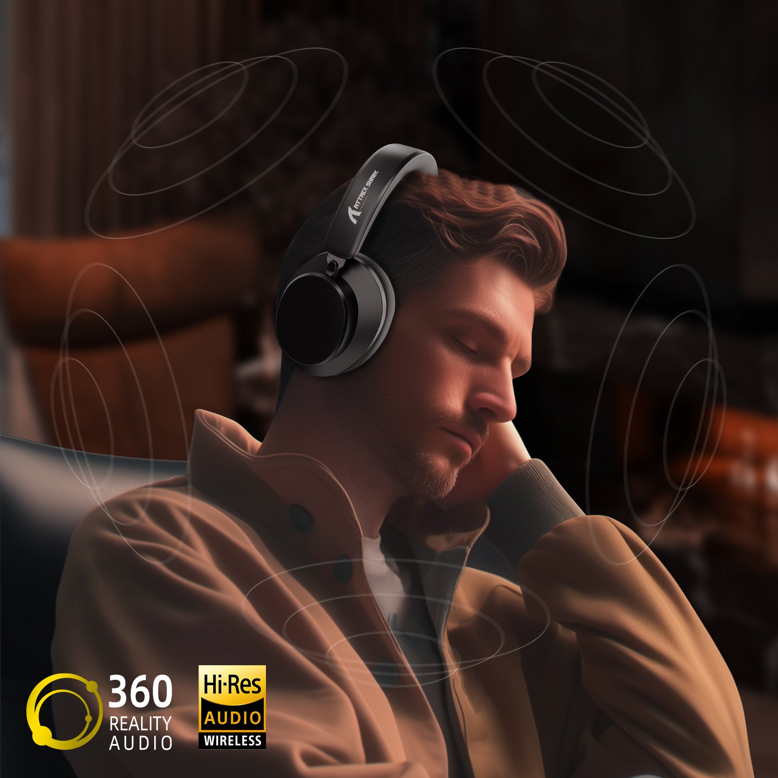 Auriculares para juegos ultraligeros de modo dual ATTACK SHARK G500