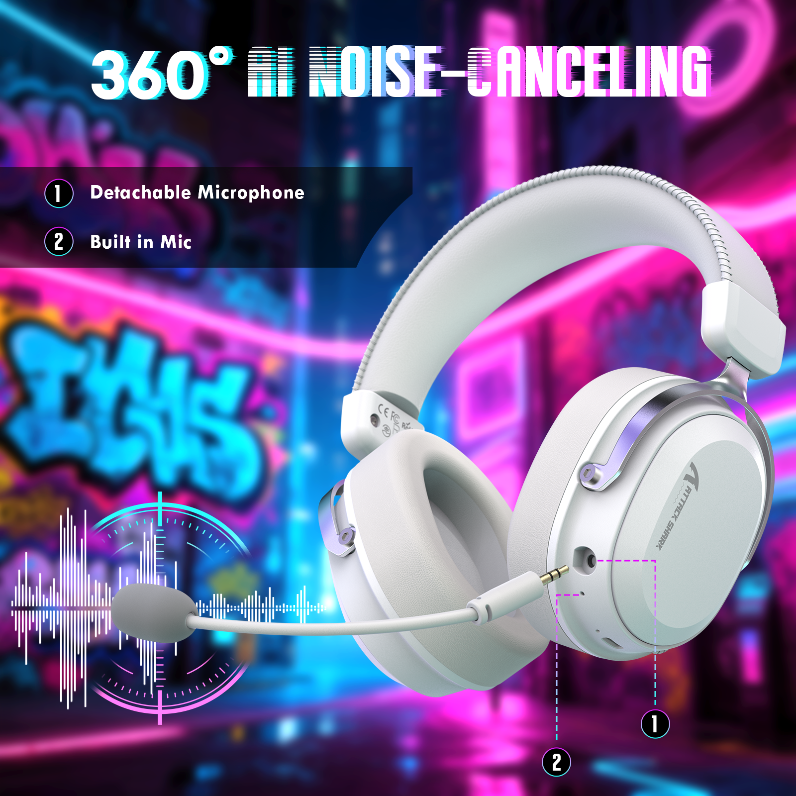 Auriculares inalámbricos para juegos ATTACK SHARK L30PRO