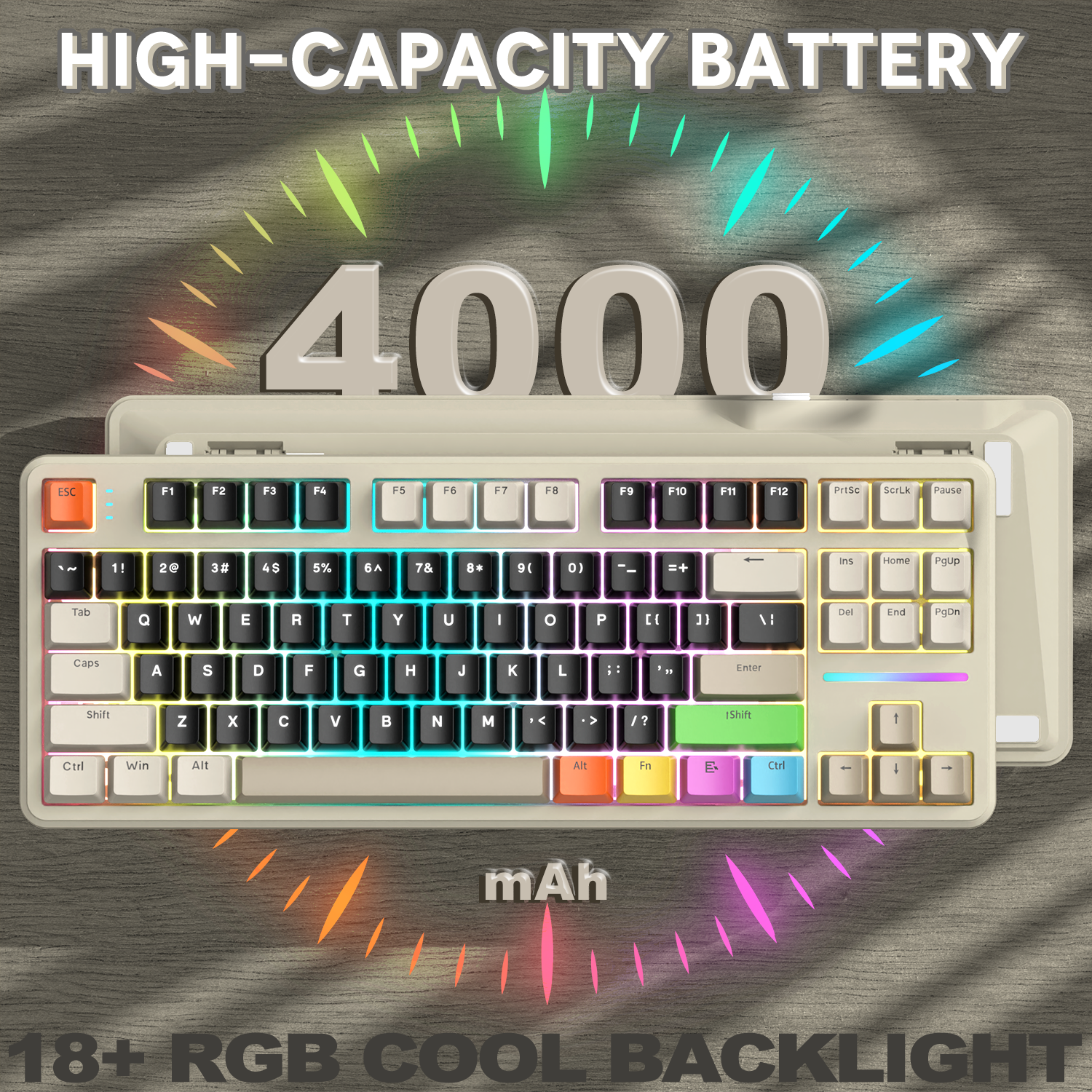 Teclado mecánico con junta de tres modos ATTACK SHARK X87