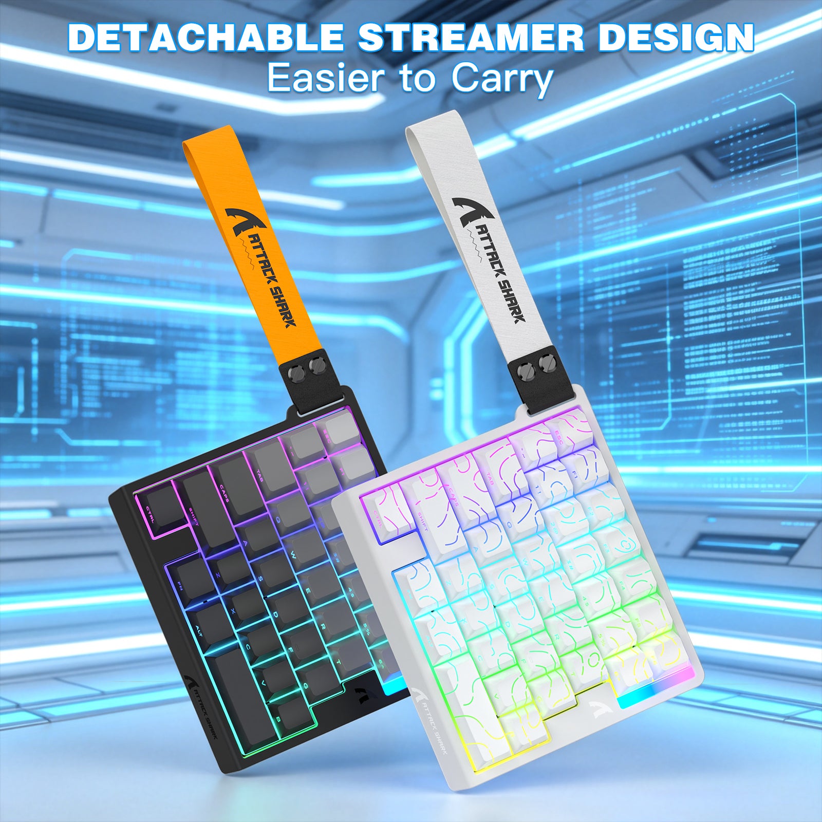Teclado con interruptor magnético de una mano ATTACK SHARK M36 HE