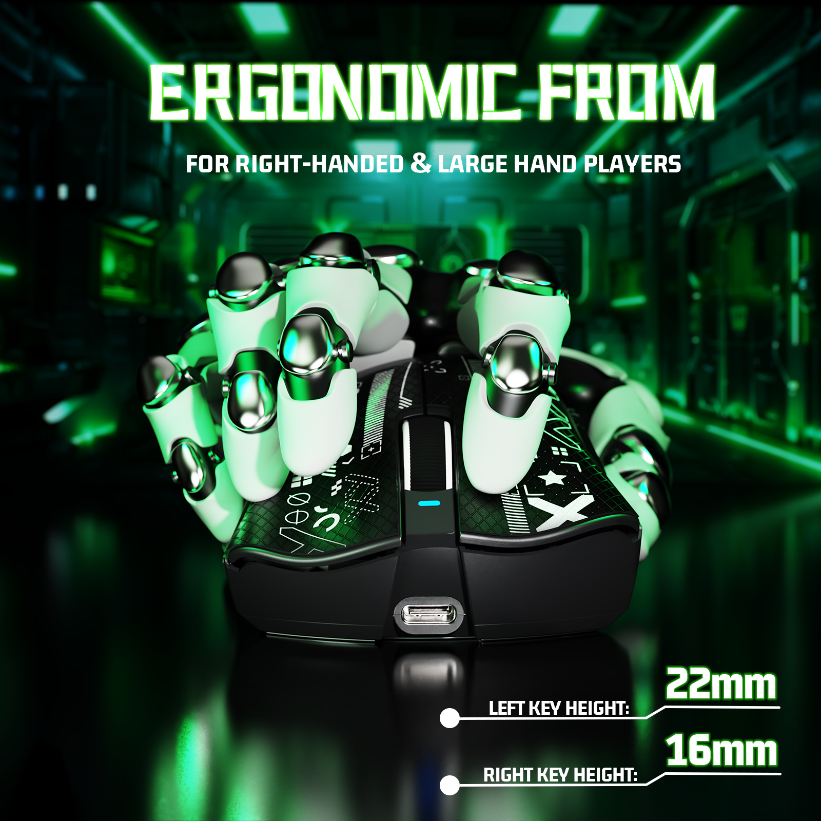 Ratón para juegos ultraligero de tres modos ATTACK SHARK V3