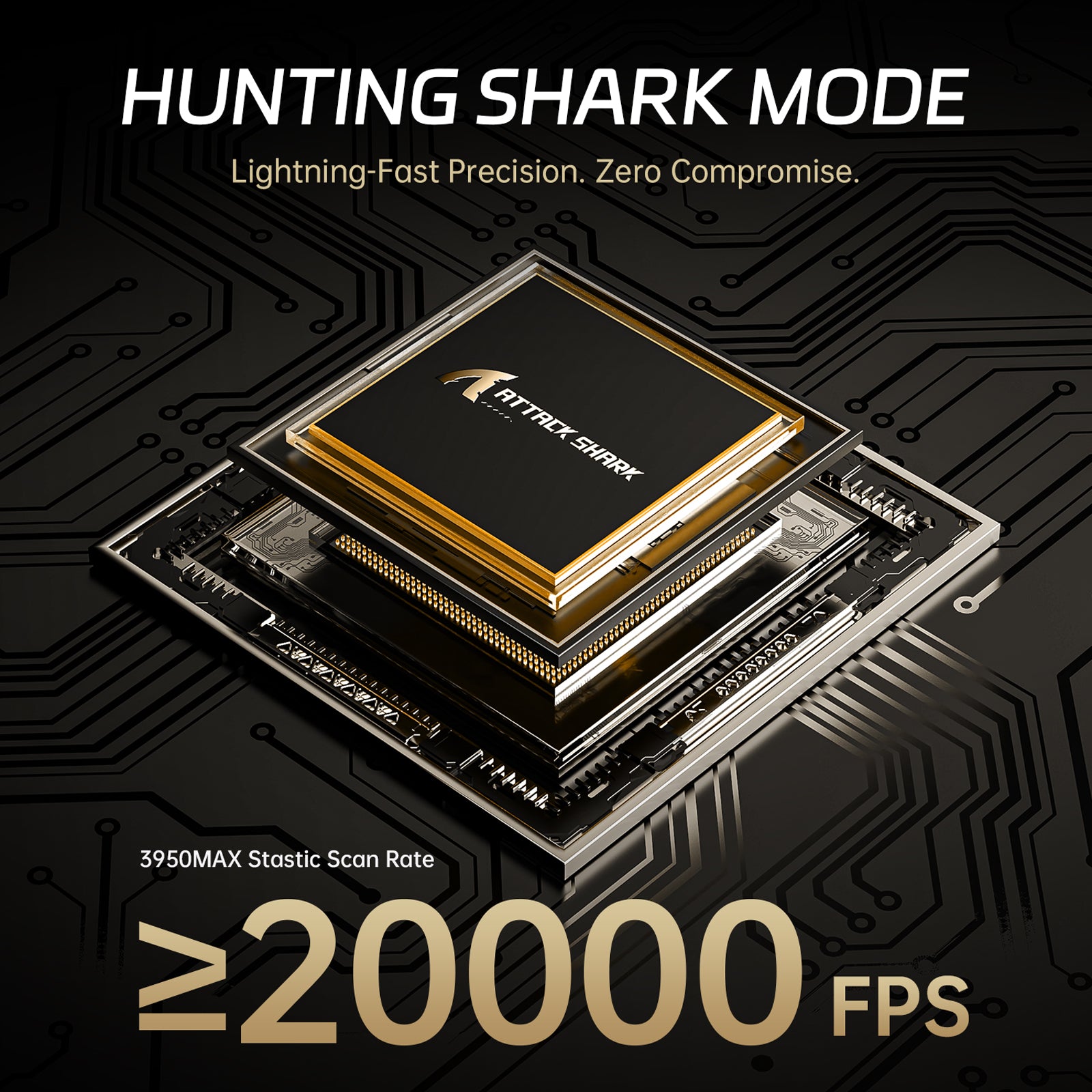 Ratón inalámbrico para juegos ATTACK SHARK R11 ULTRA de fibra de carbono 8K PAW3950MAX con cable C06 Ultra LED