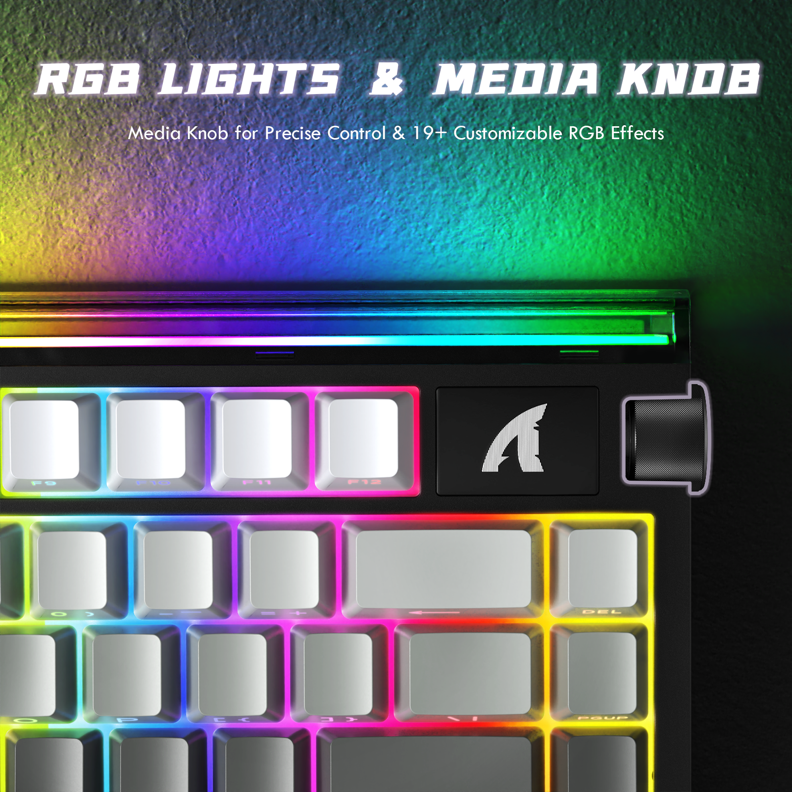 Teclado ATTACK SHARK R85 HE Rapid Trigger con interruptor magnético y caja de luz personalizada