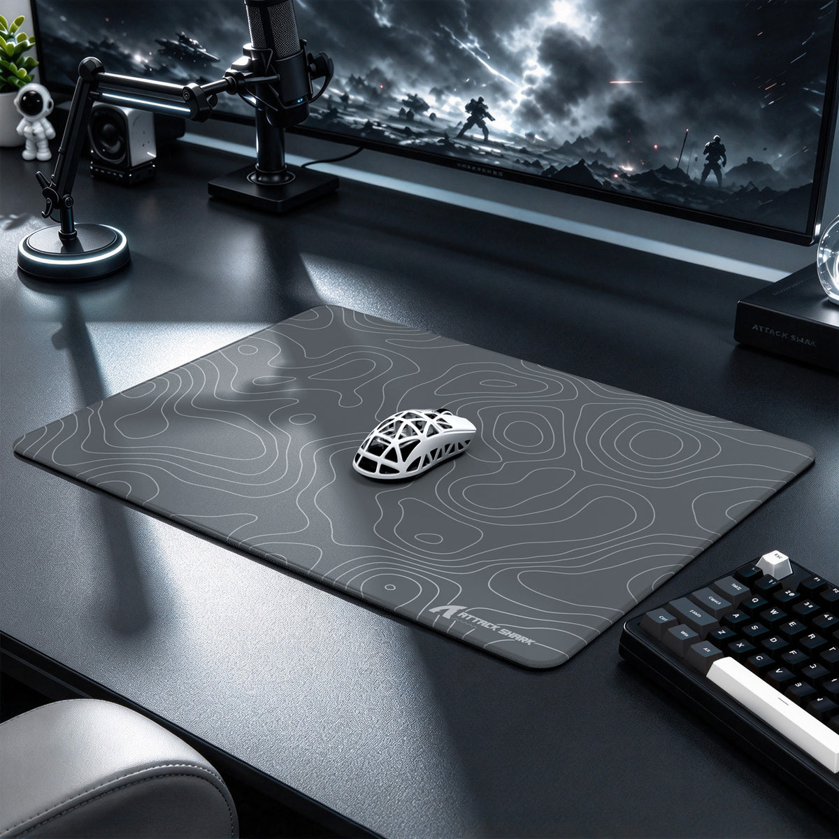 Alfombrilla de gaming eSport ATTACK SHARK CM02SE (405x305x4 MM)