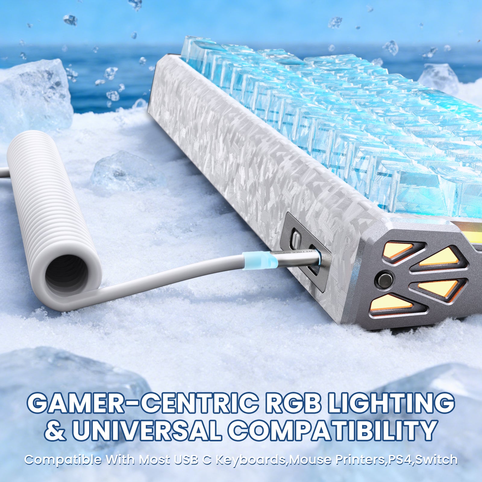 Paquete gaming ATTACK SHARK R68 HE & X11 ULTRA de fibra de carbono con cable en espiral C01 ULTRA