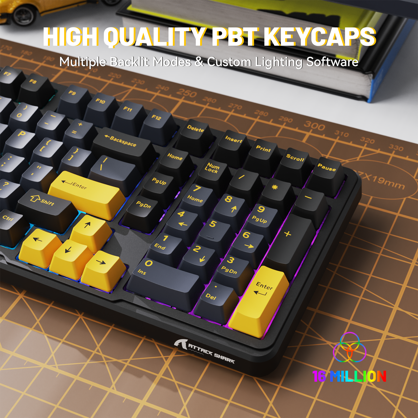 Teclado mecánico inalámbrico de tamaño completo ATTACK SHARK X98