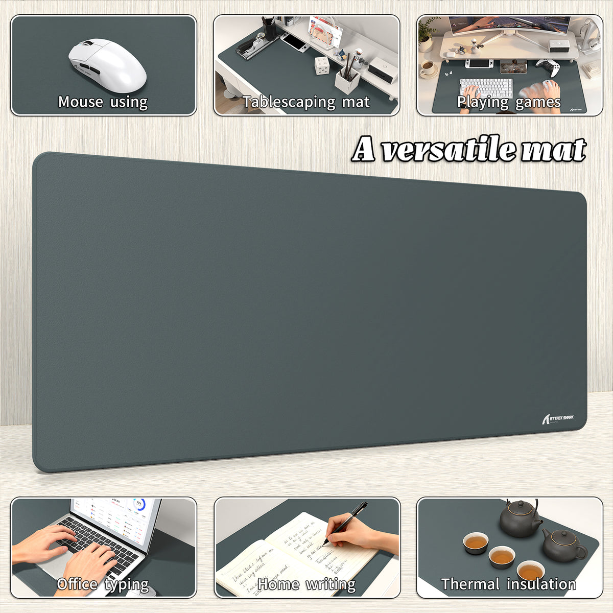 Alfombrilla de ratón para eSport ATTACK SHARK CM02PRO (900x400x4 MM)