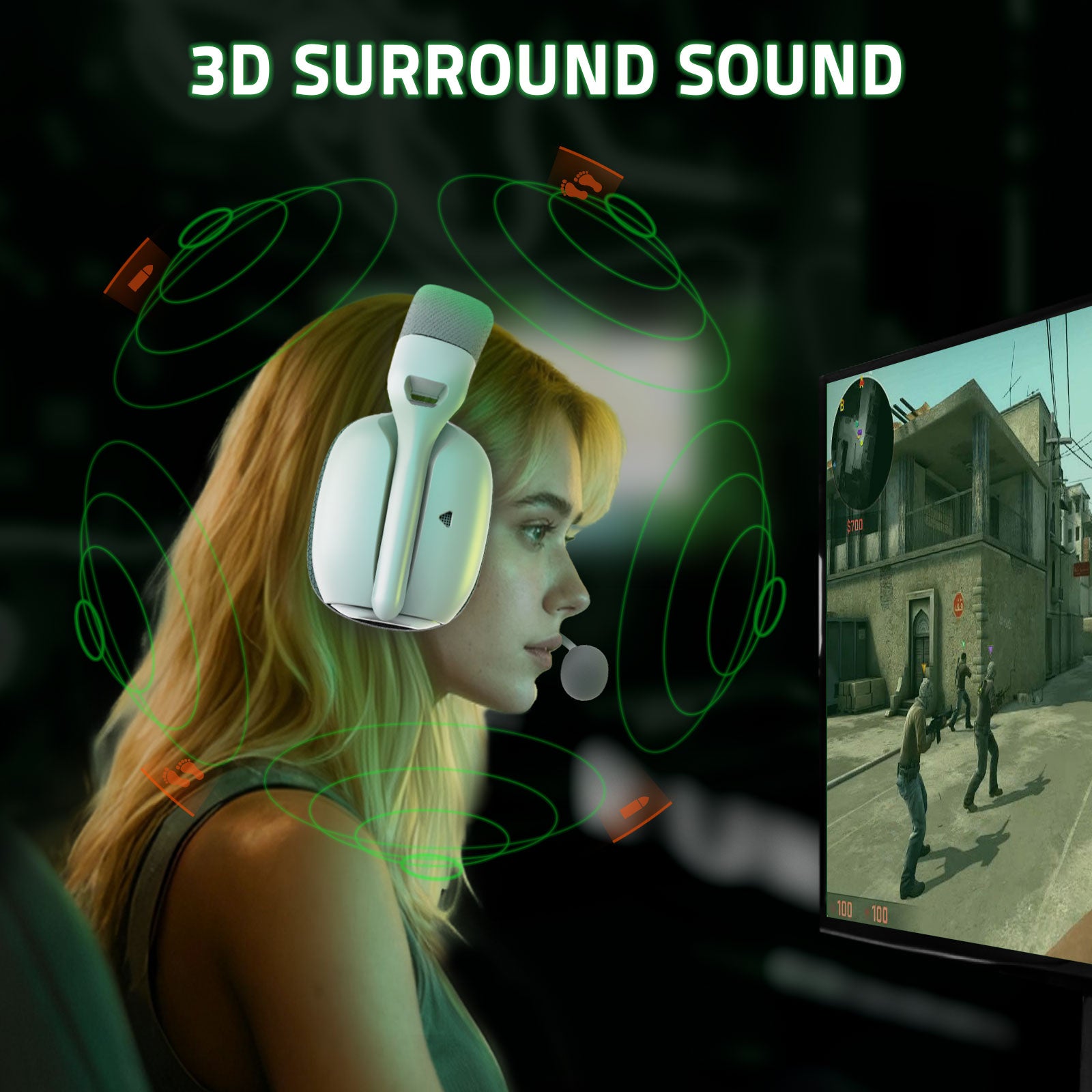 Auriculares inalámbricos para juegos ATTACK SHARK L80PRO
