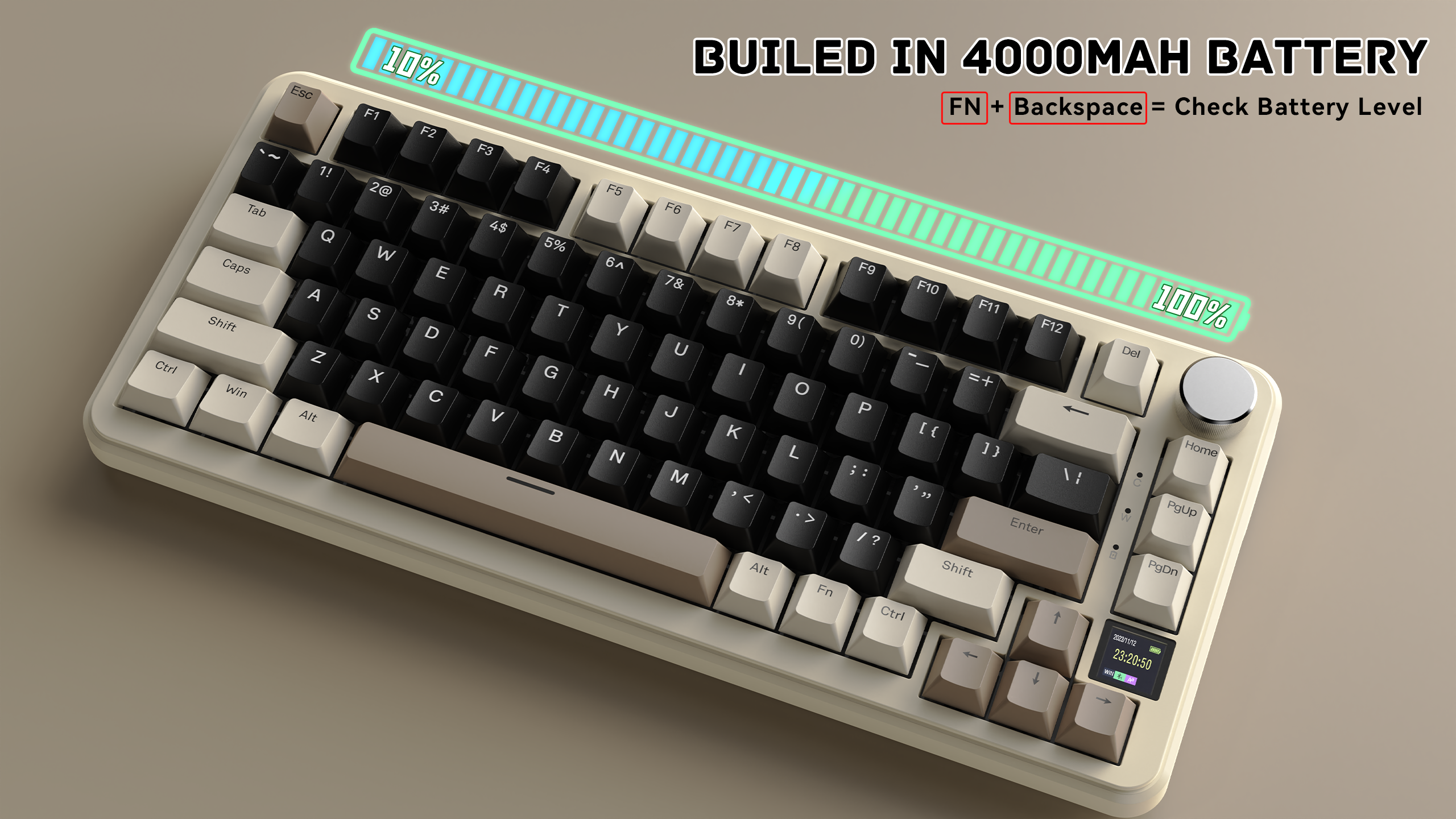 Teclado mecánico con junta de tres modos ATTACK SHARK X85PRO