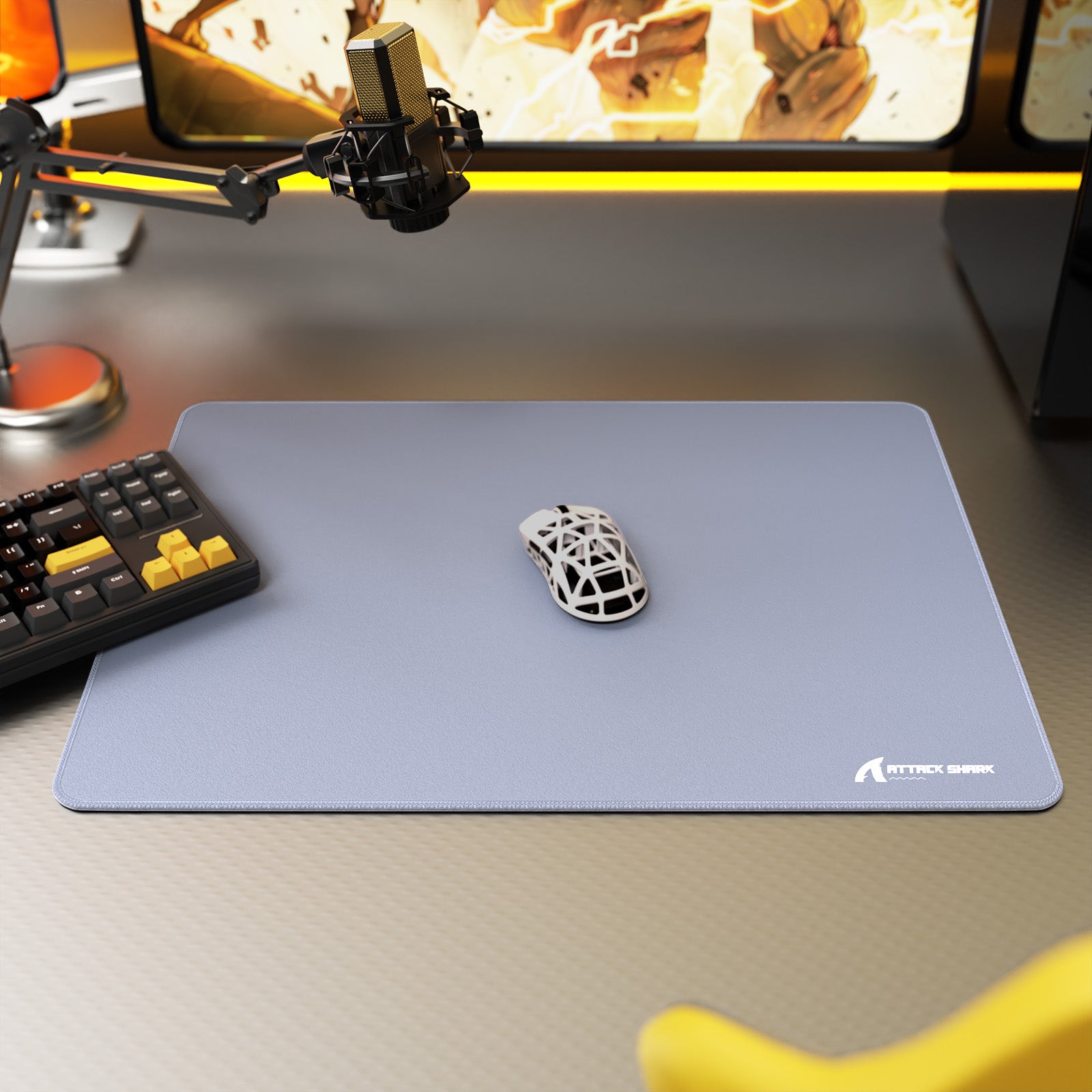 Alfombrilla de ratón para eSport ATTACK SHARK CM02SE (410x310x4 MM)